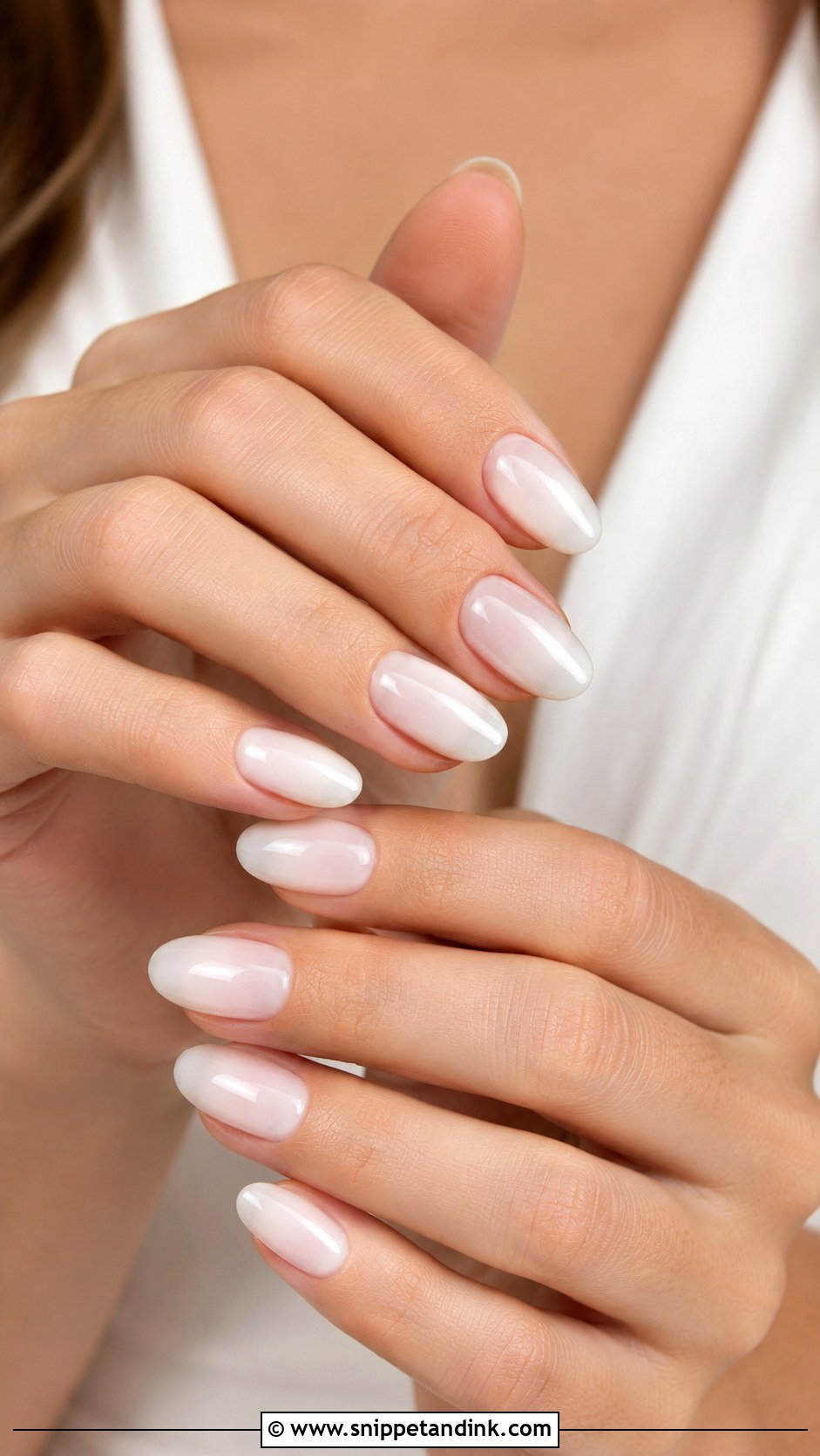 Milky White Bridal Nails - Snippet and Ink - 30 Elegant Bridal Nails Wedding
