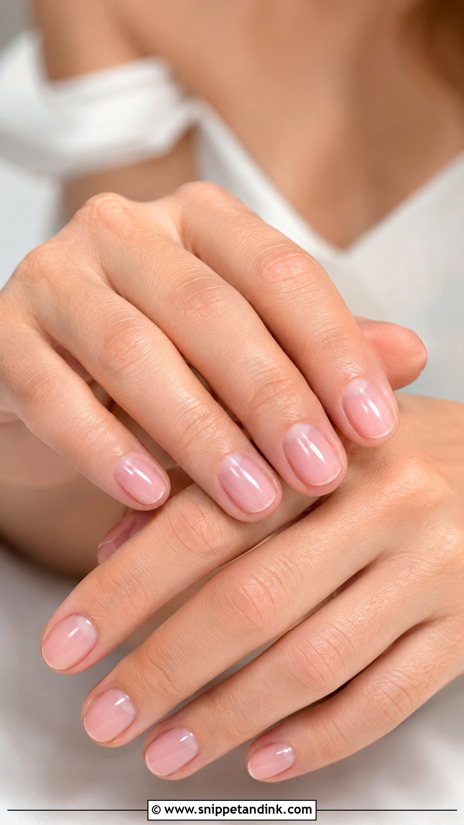 Milky White Bridal Nails - Snippet and Ink - 20 Classic Bridal Nails