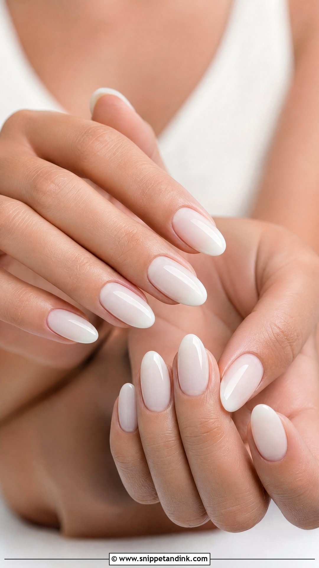 Milky White Bridal Party Nails - Snippet and Ink - 25 Bridal Party Nails