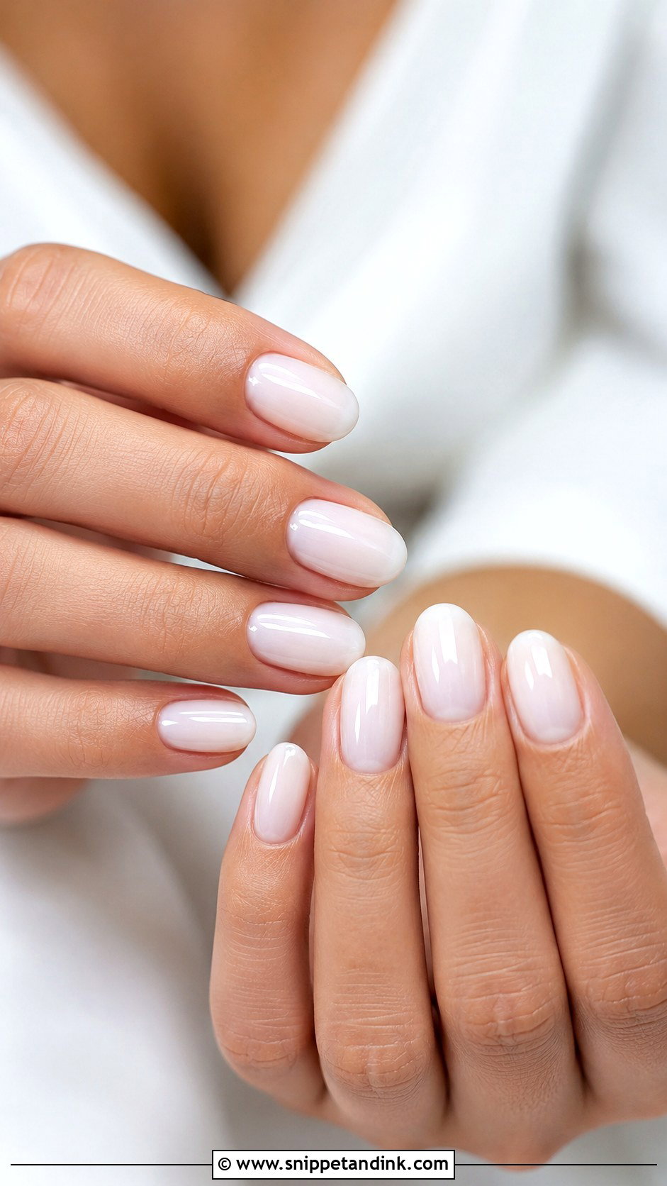 Milky White Bride Nails - Snippet and Ink - 30 Elegant Bride Nails Wedding