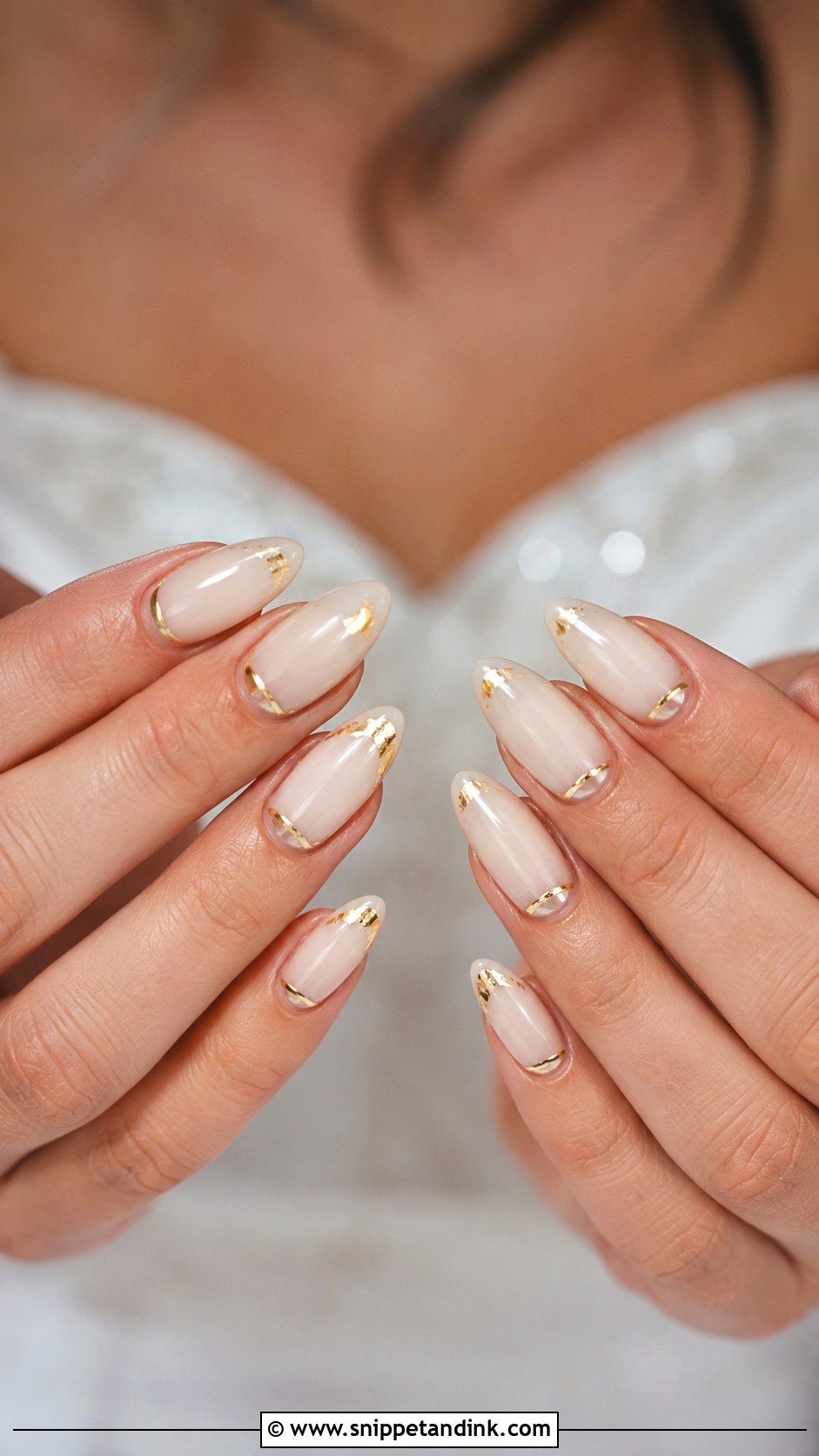 Milky White Bride Nails - Snippet and Ink - 20 Bride Nail Art Ideas Wedding Day