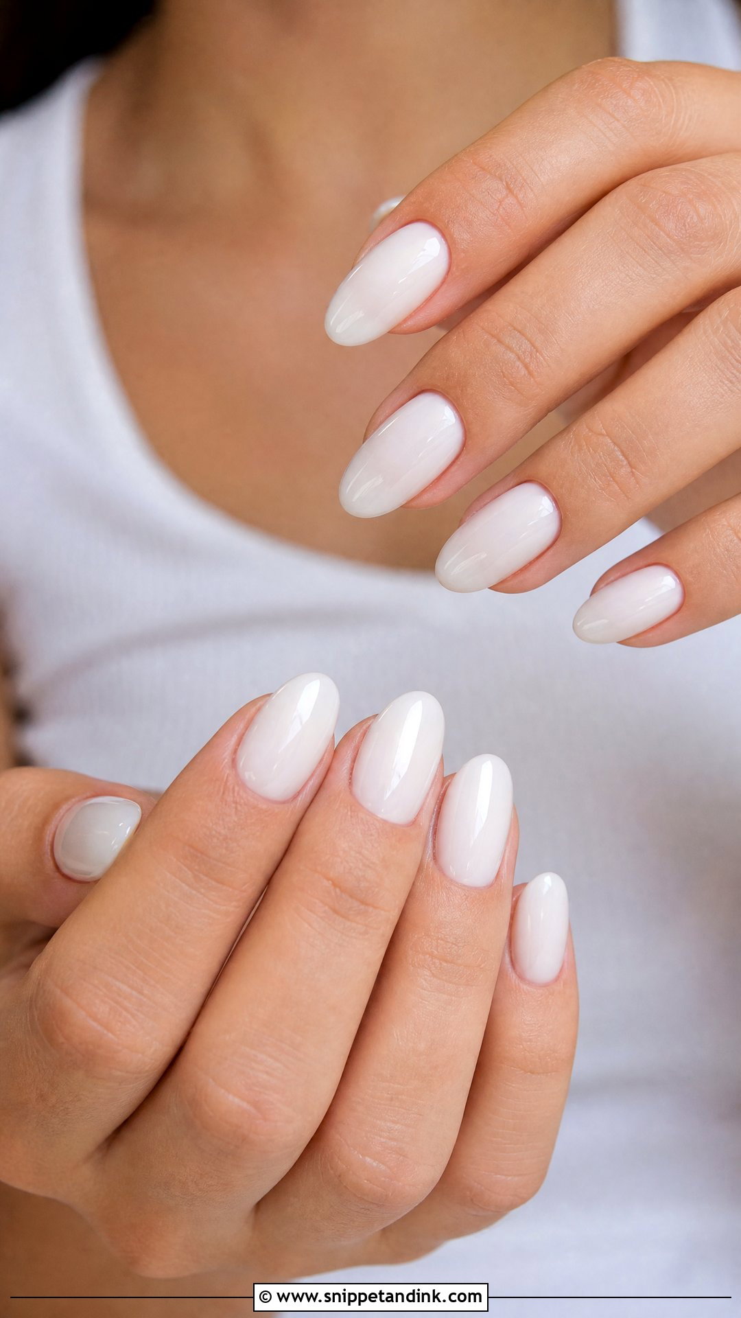 Milky White Bridesmaid Nails - Snippet and Ink - 25 Nails for Wedding Bridesmaid