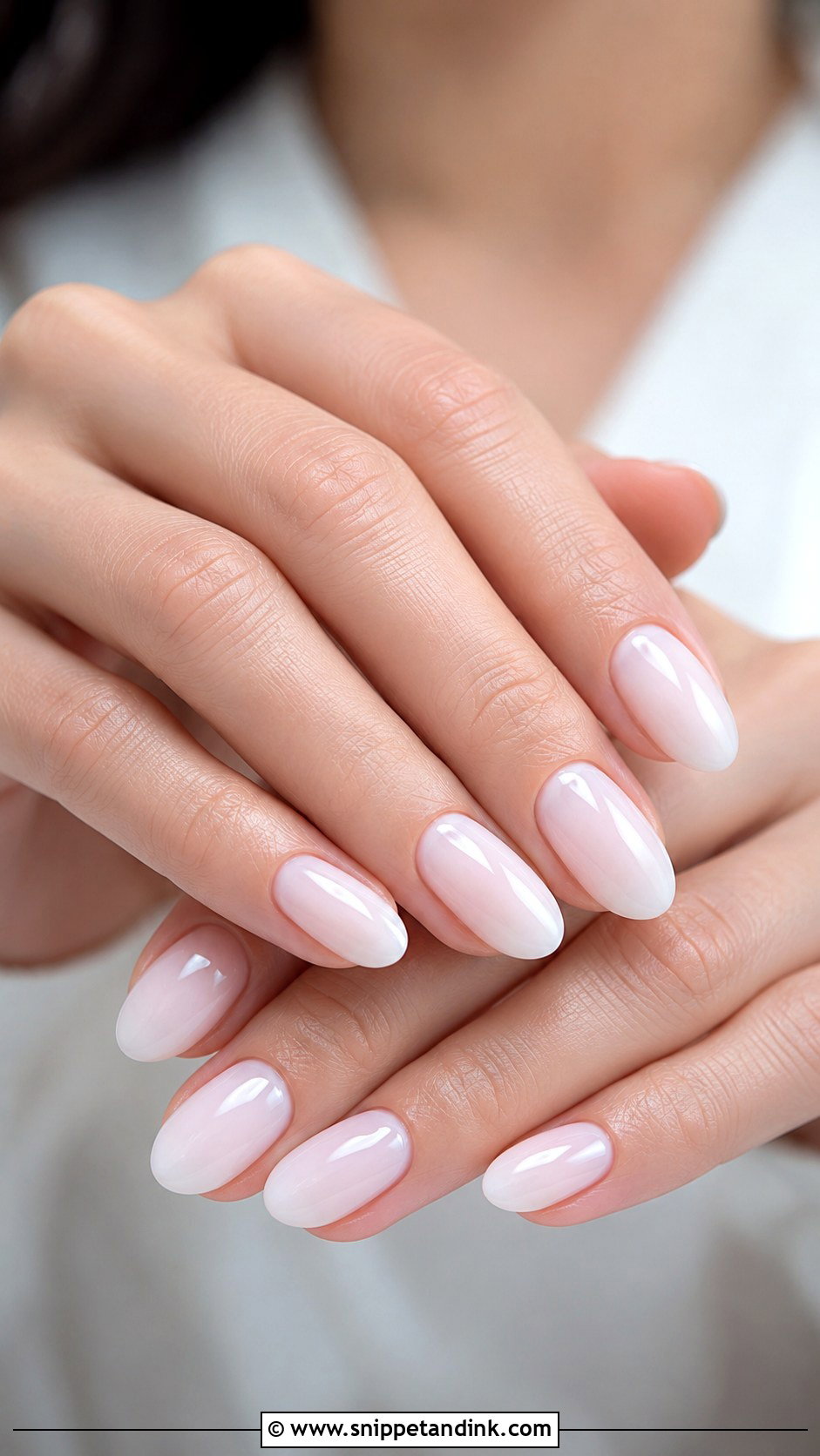 Milky White Bridesmaid Nails - Snippet and Ink - 30 Bridesmaid Nail Ideas