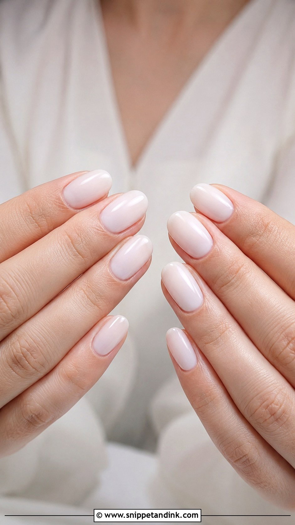 Milky White Bridesmaid Nails - Snippet and Ink - 30 Classy Bridesmaid Nails