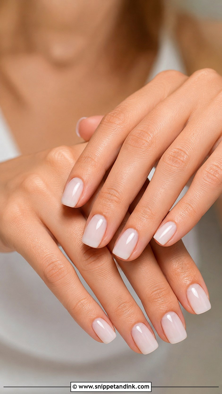 Milky White Bridesmaid Nails - Snippet and Ink - 20 Bridesmaid Wedding Nails