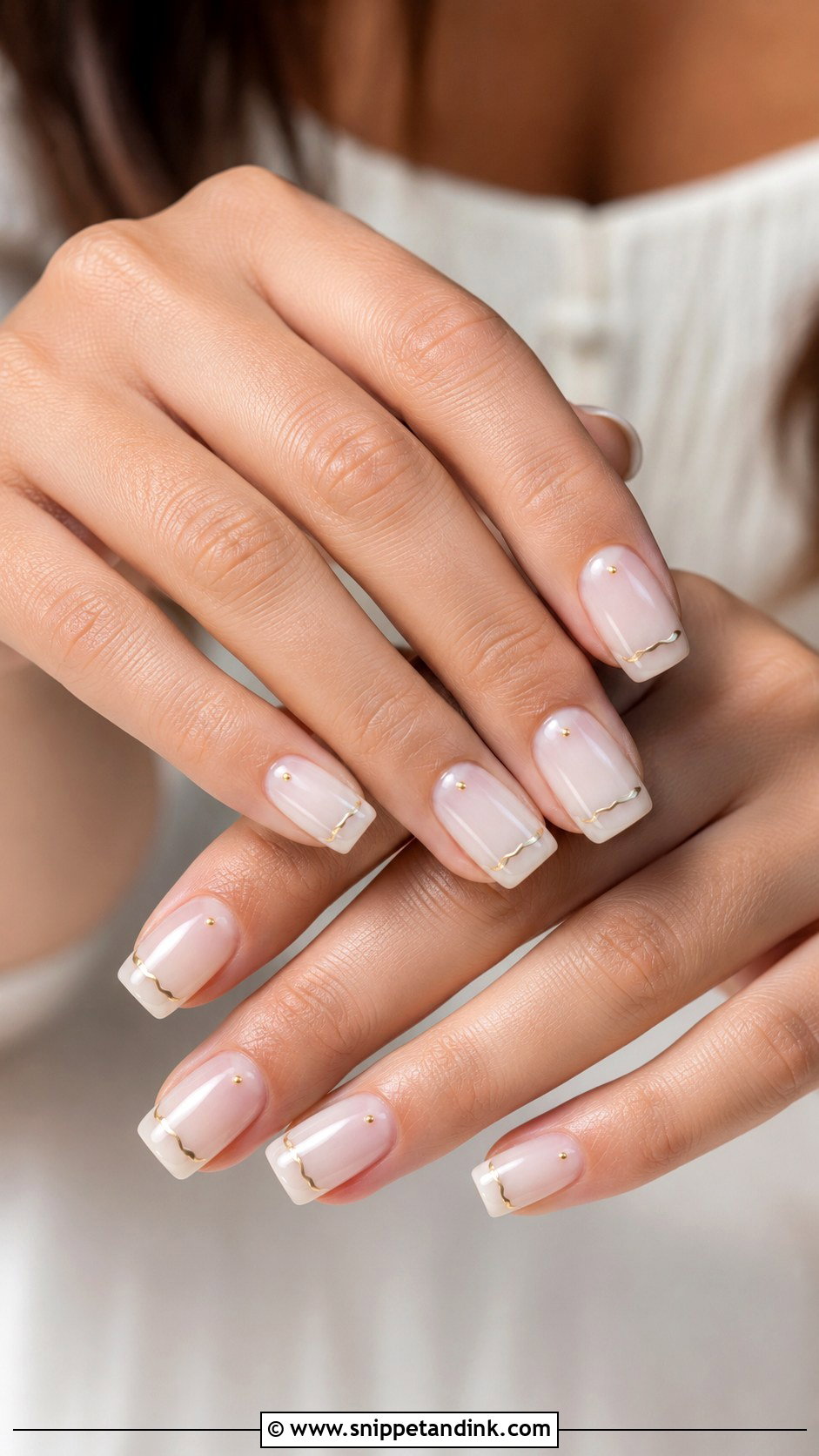 Milky White Bridesmaid Nails - Snippet and Ink - 20 Indian Wedding Nails Bridesmaid