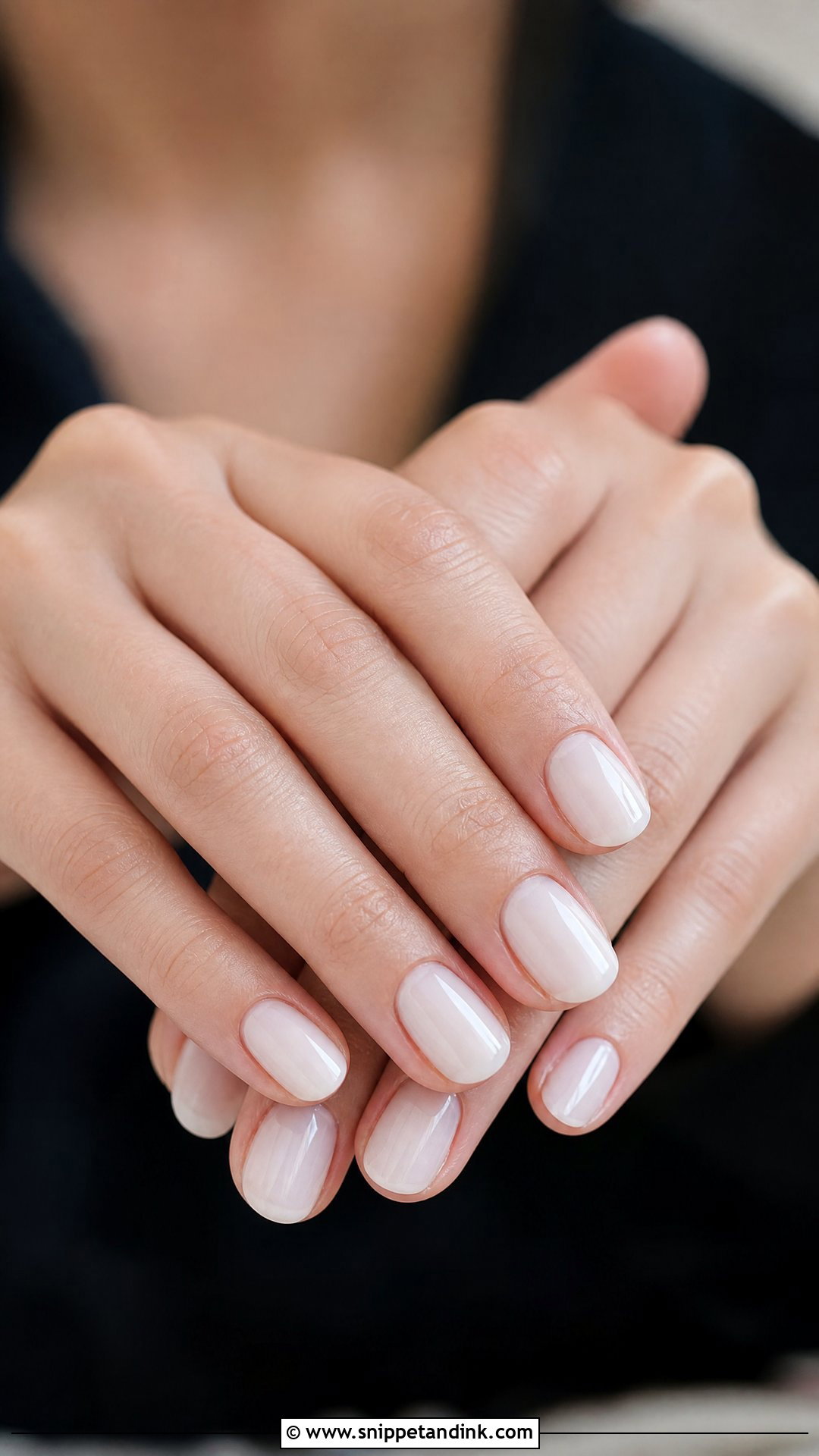 Milky White Bridesmaid Nails - Snippet and Ink - 20 Wedding Day Nails for Bridesmaids