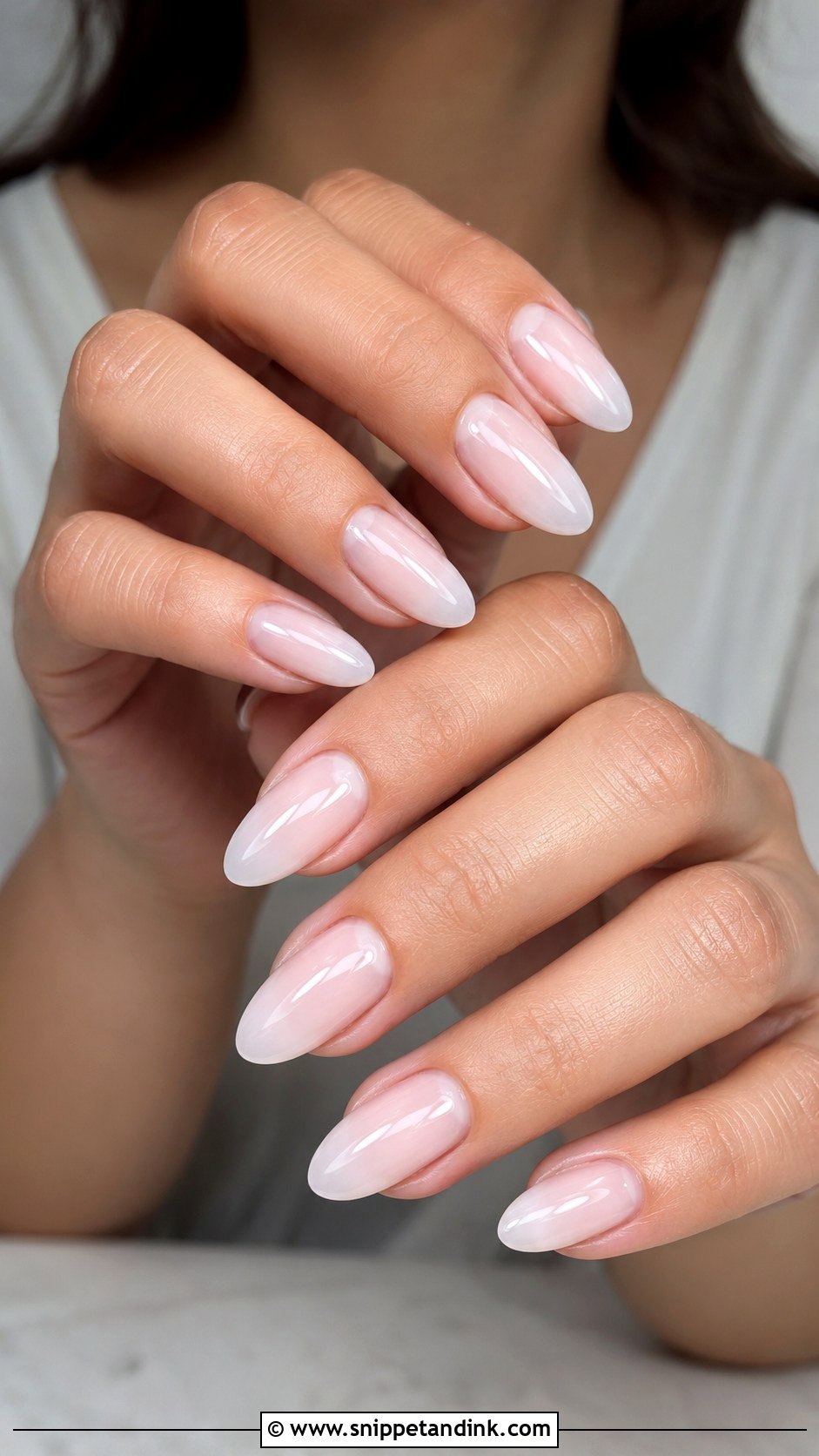 Milky White Bridesmaid Nails - Snippet and Ink - 20 Wedding Nail Inspo for Bridesmaids Ideas