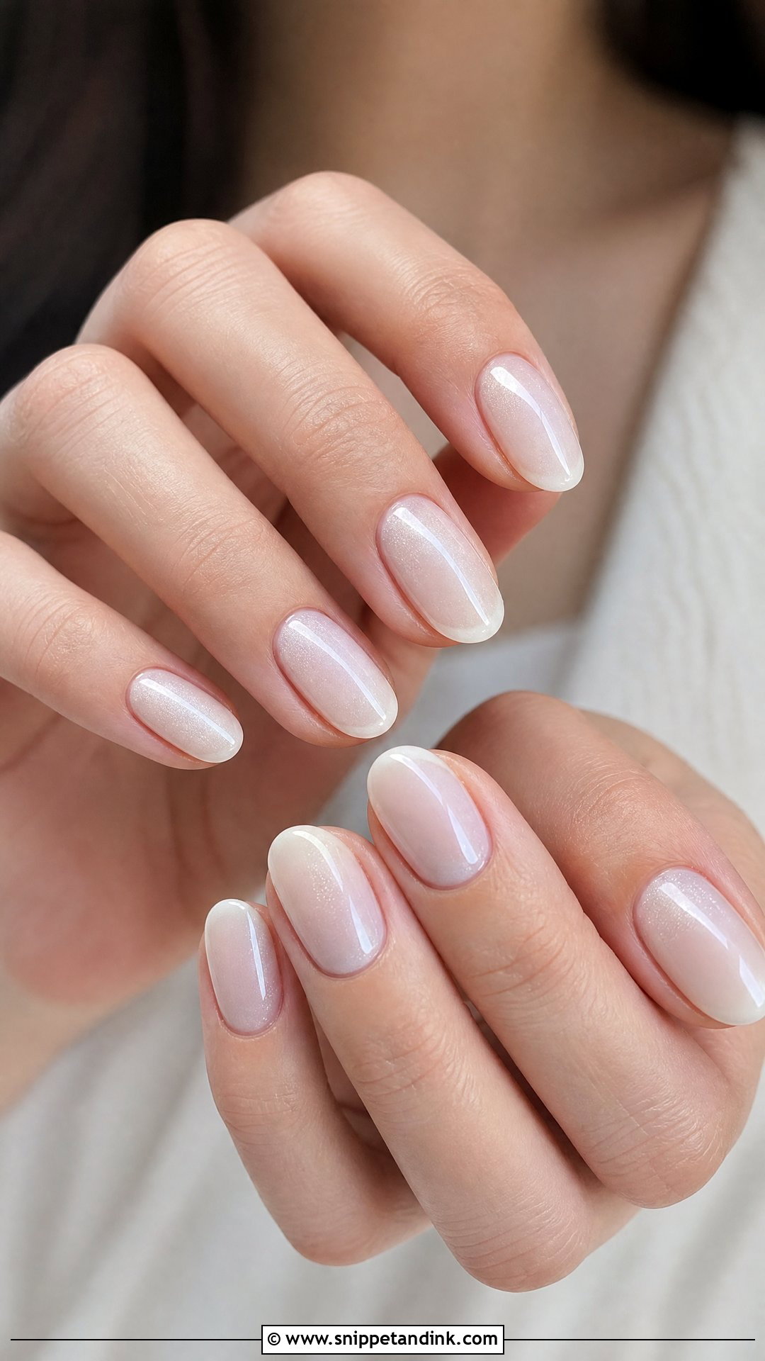 Milky White Cat Eye Wedding Nails - Snippet and Ink - 25 Cat Eye Wedding Nails