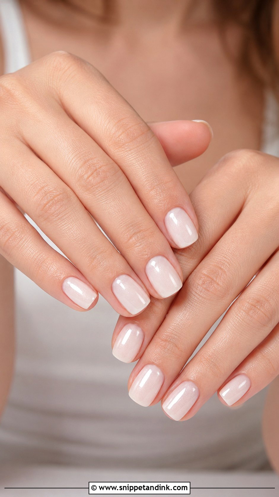 Milky White Fall Wedding Guest Nails - Snippet and Ink - 20 Fall Wedding Guest Nails