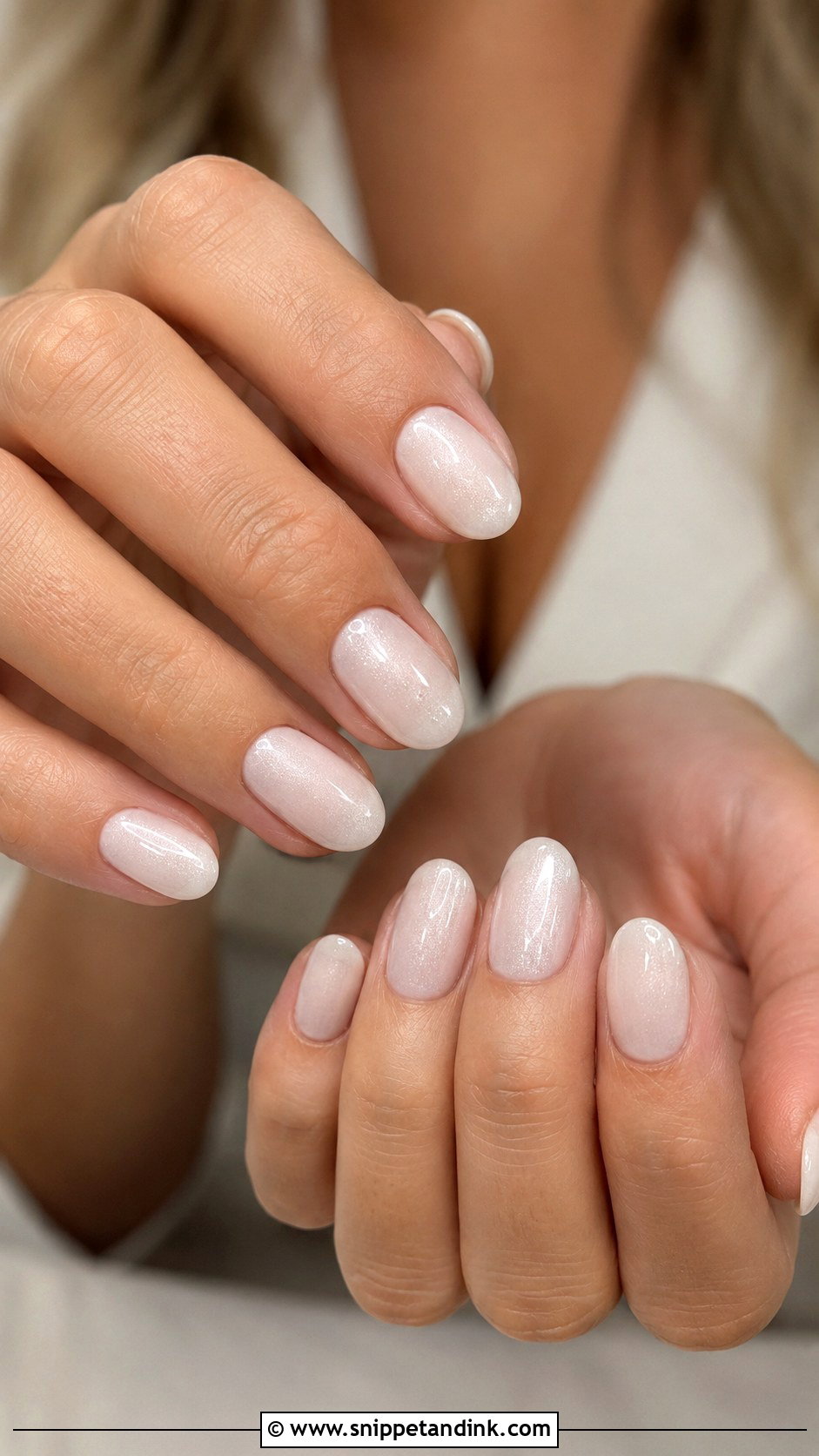 Milky White Fall Wedding Nails - Snippet and Ink - 30 Fall Wedding Nails