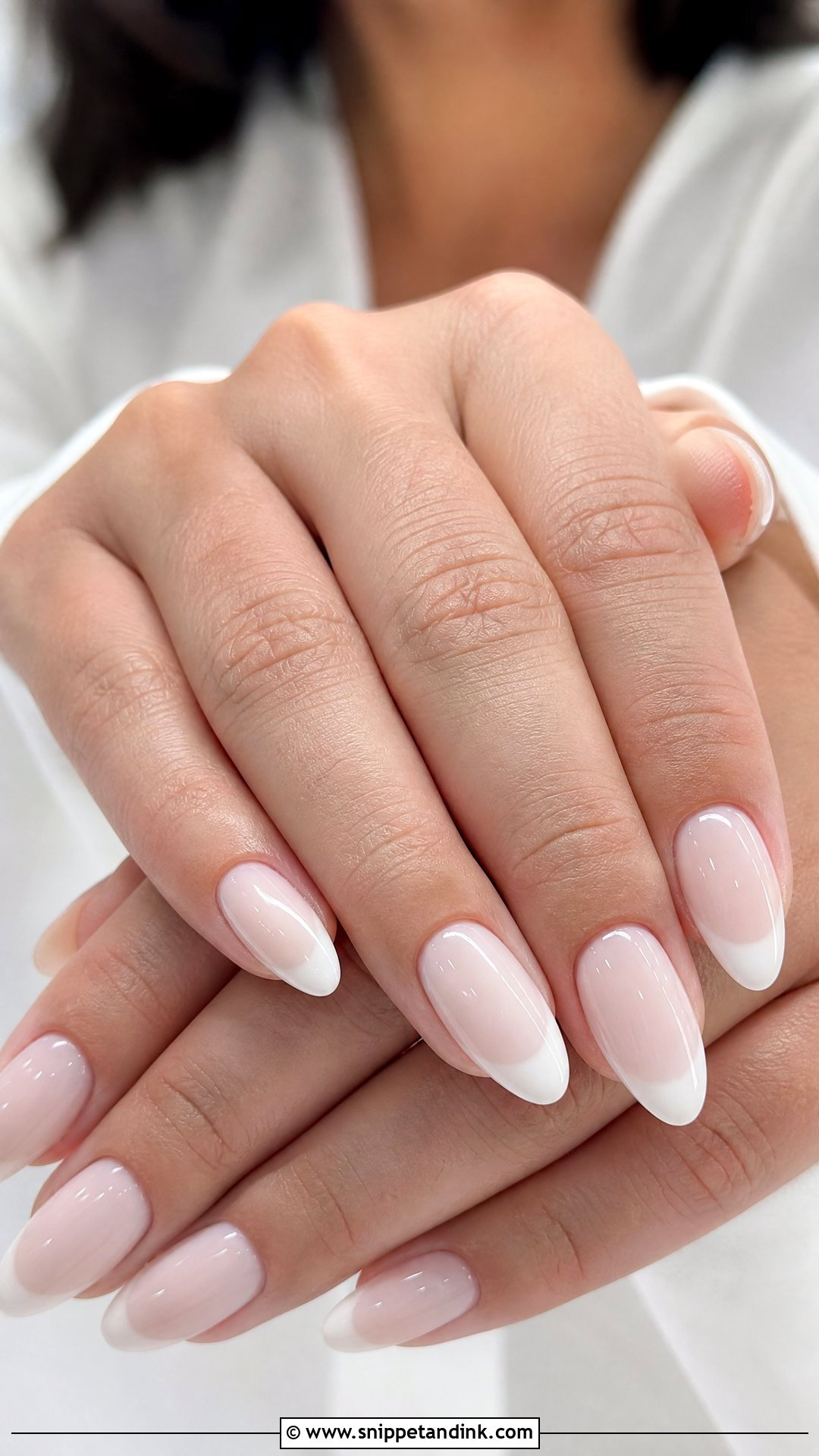 Milky White French Bridal Manicure - Snippet and Ink - 25 Bridal French Manicure Ideas