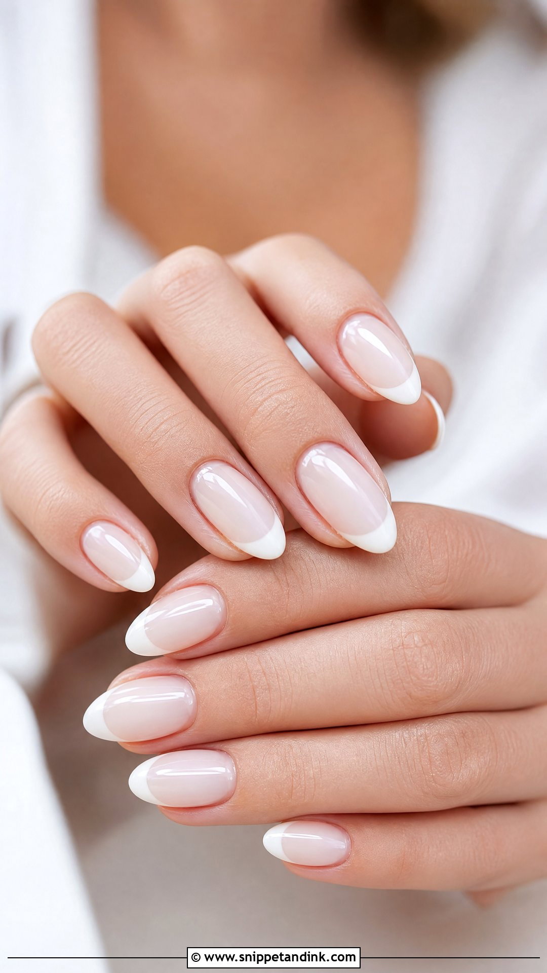 Milky White French Tip Wedding Nails - Snippet and Ink - 25 French Tip Wedding Nails for Bride