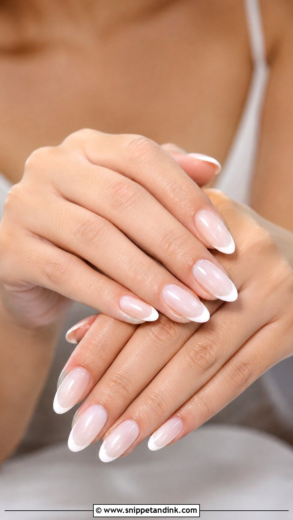 Milky White French Tip Wedding Nails - Snippet and Ink - 20 Milky White Wedding Nails