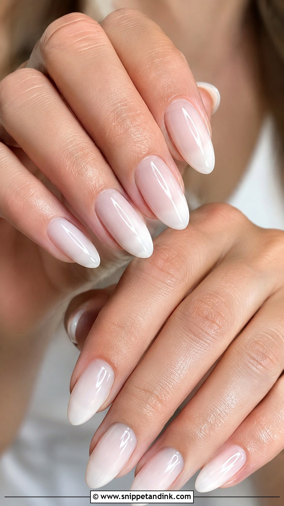 Milky White Gel Wedding Nails - Snippet and Ink - 20 Gel Nails for Wedding