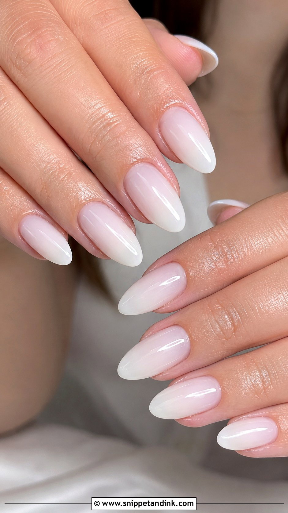 Milky White Gel Wedding Nails - Snippet and Ink - 20 Gel Wedding Nails for Bride