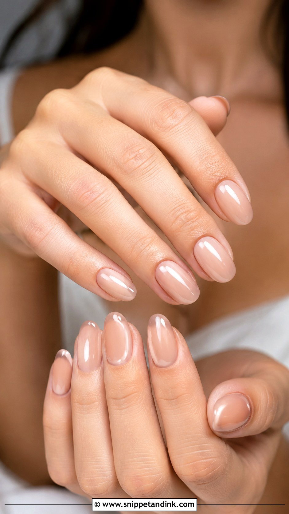Milky White Marriage Nails - Snippet and Ink - 30 Marriage Nails