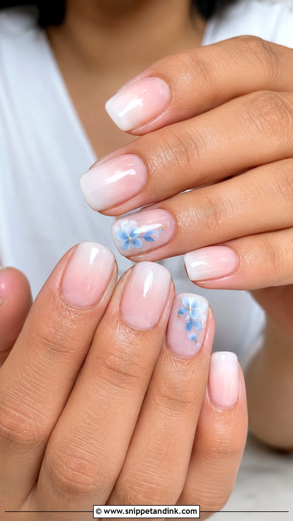 Milky White Mexican Wedding Nails - Snippet and Ink - 20 Mexican Wedding Nails
