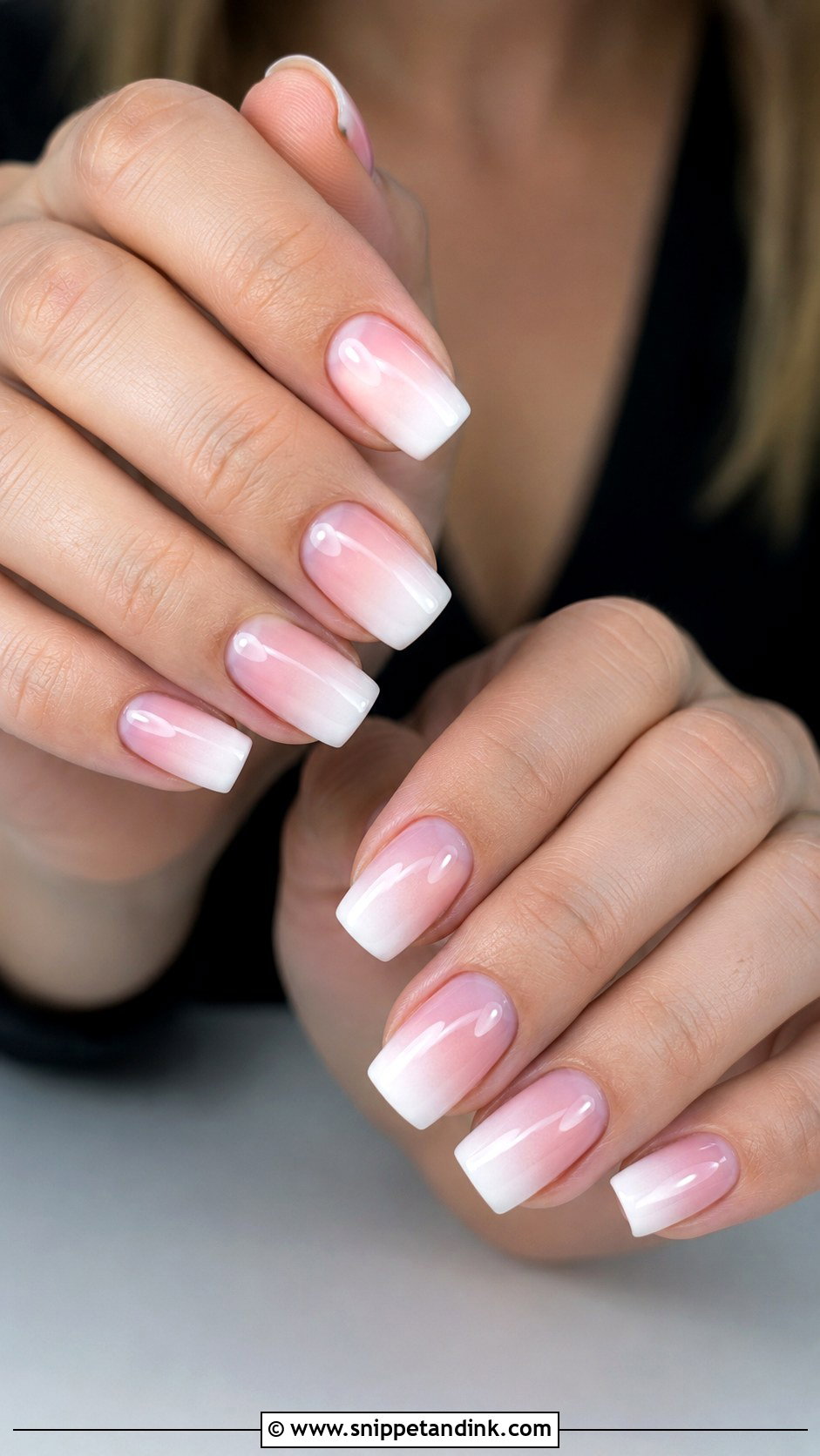 Milky White Ombre Wedding Nails - Snippet and Ink - 20 Ombre Nails for Wedding
