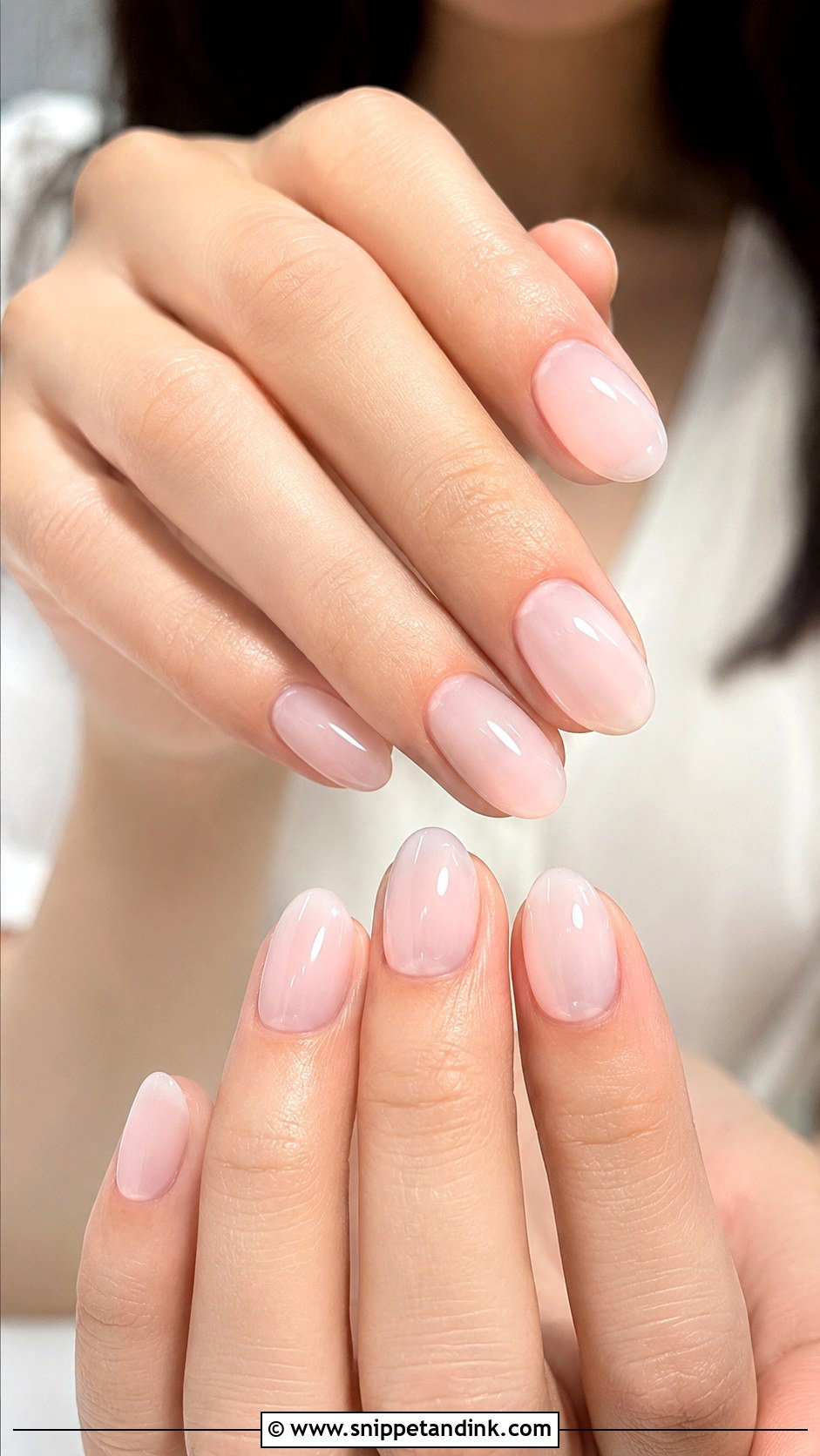 Milky White Pink Bridal Wedding Nails - Snippet and Ink - 20 Elegant White Pink Bridal Wedding Nails
