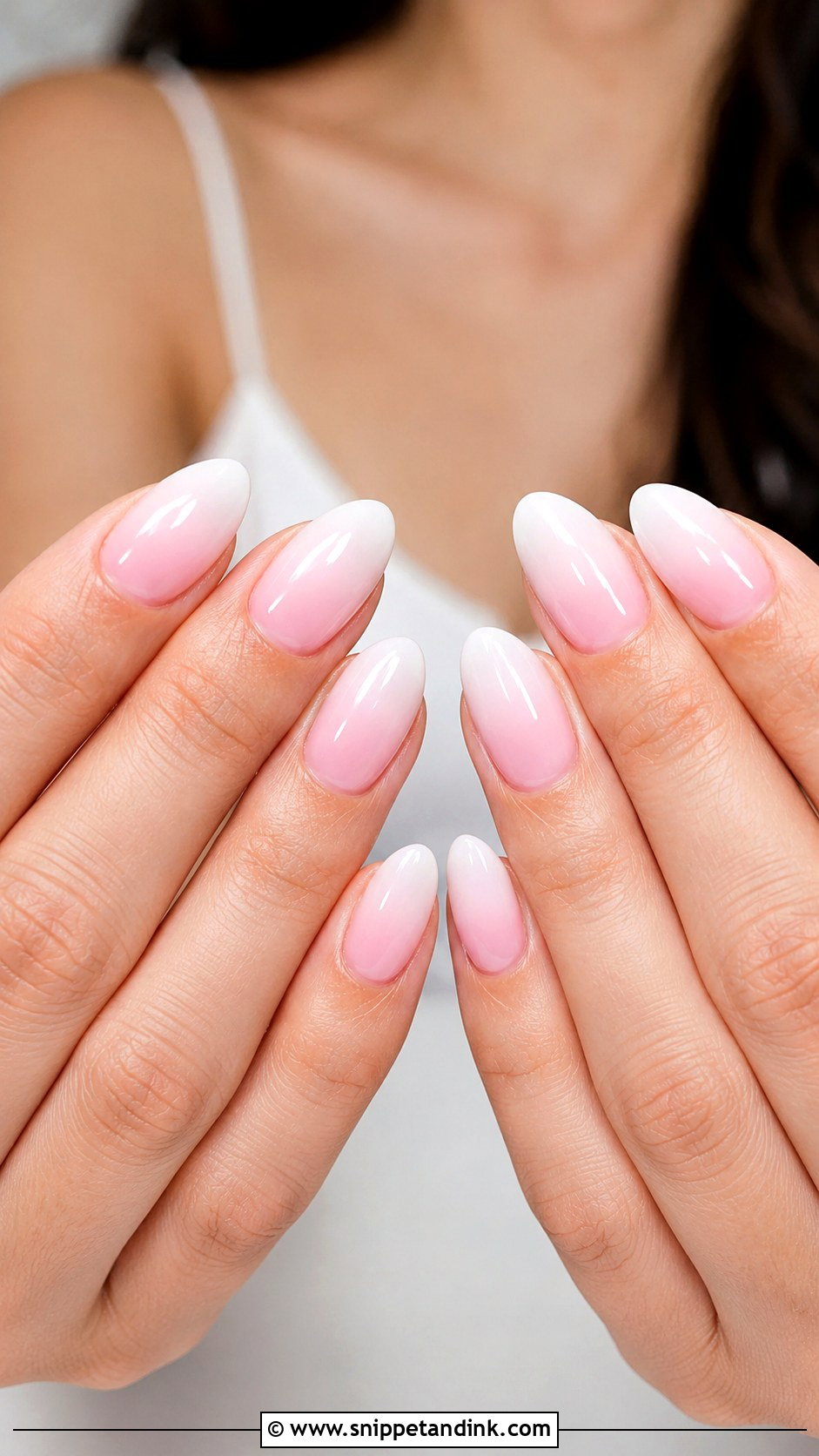 Milky White Pink Wedding Nails - Snippet and Ink - 20 Milky White Wedding Nails
