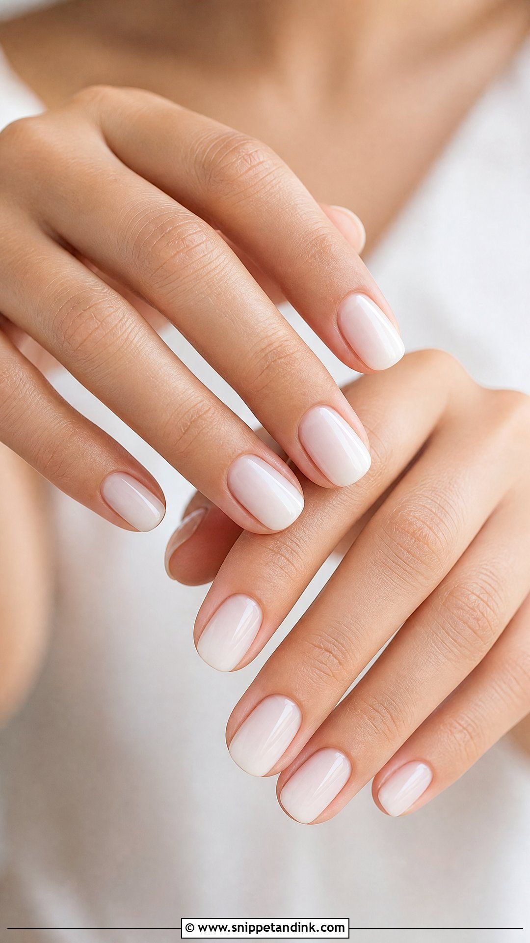 Milky White Pre Wedding Nails - Snippet and Ink - 25 Pre Wedding Nails