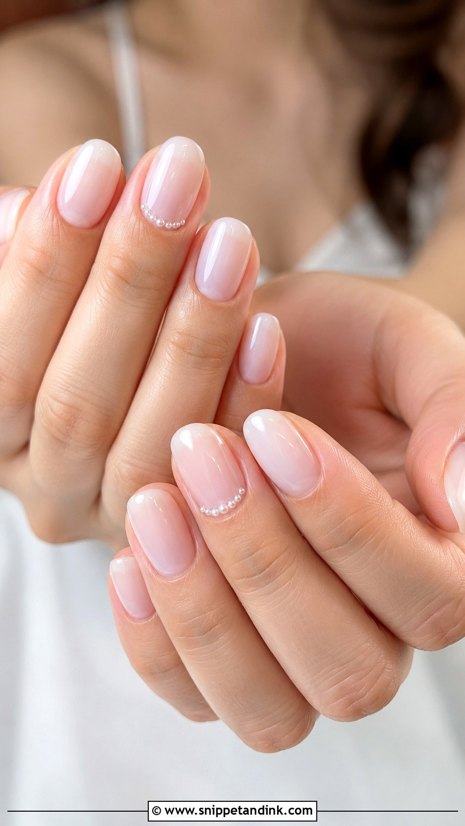 Milky White Tropical Wedding Nails - Snippet and Ink - 20 Tropical Wedding Nails