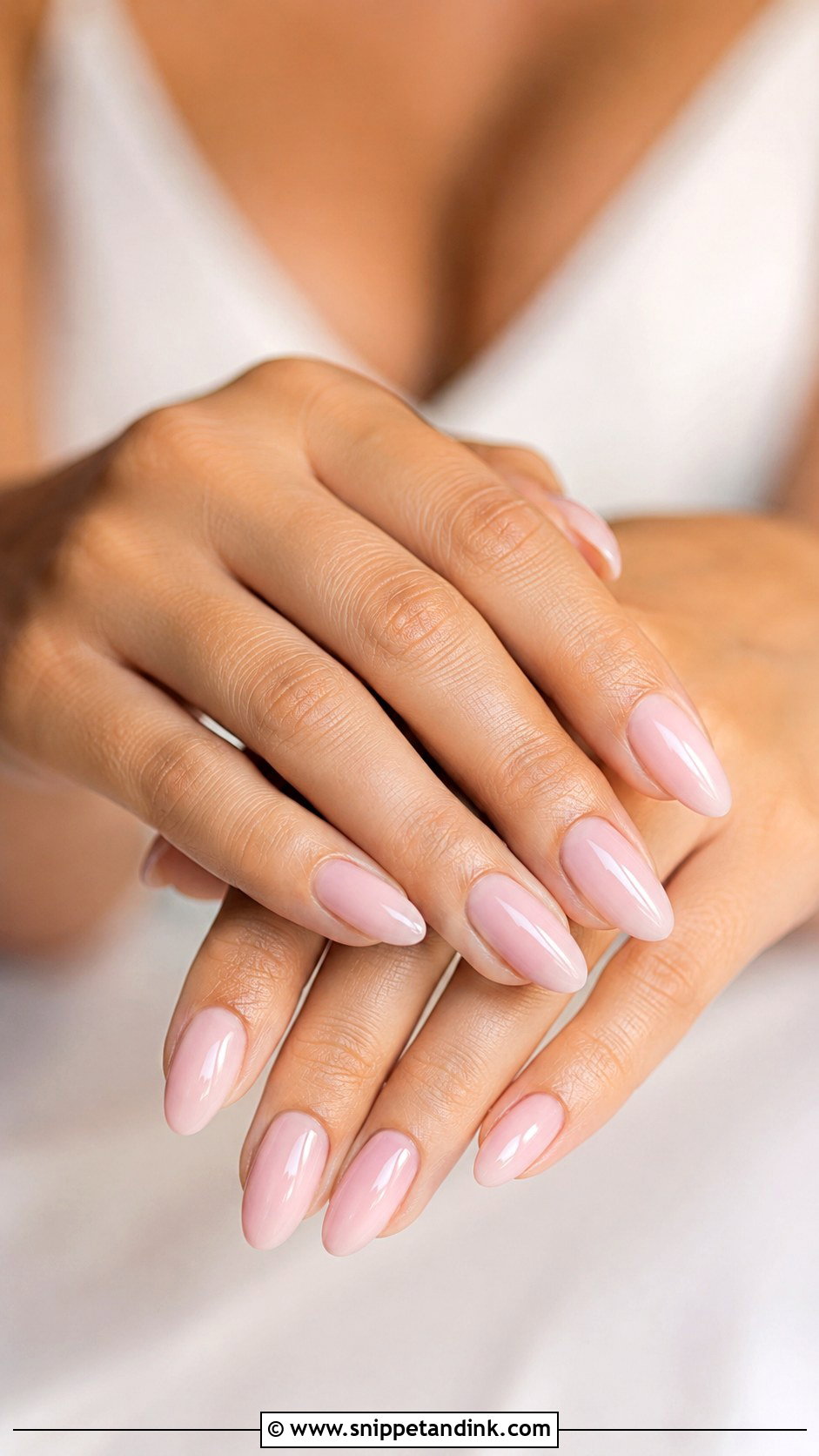 Milky White Wedding Almond Nails - Snippet and Ink - 20 Almond Nails Designs Wedding