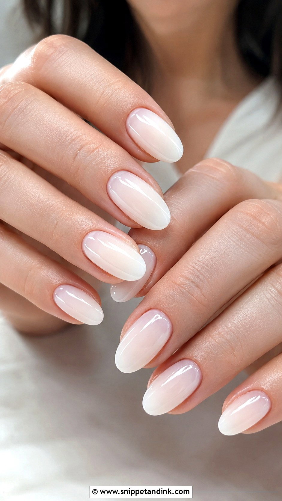 Milky White Wedding Gel Nails - Snippet and Ink - 20 Wedding Gel Nails Brides