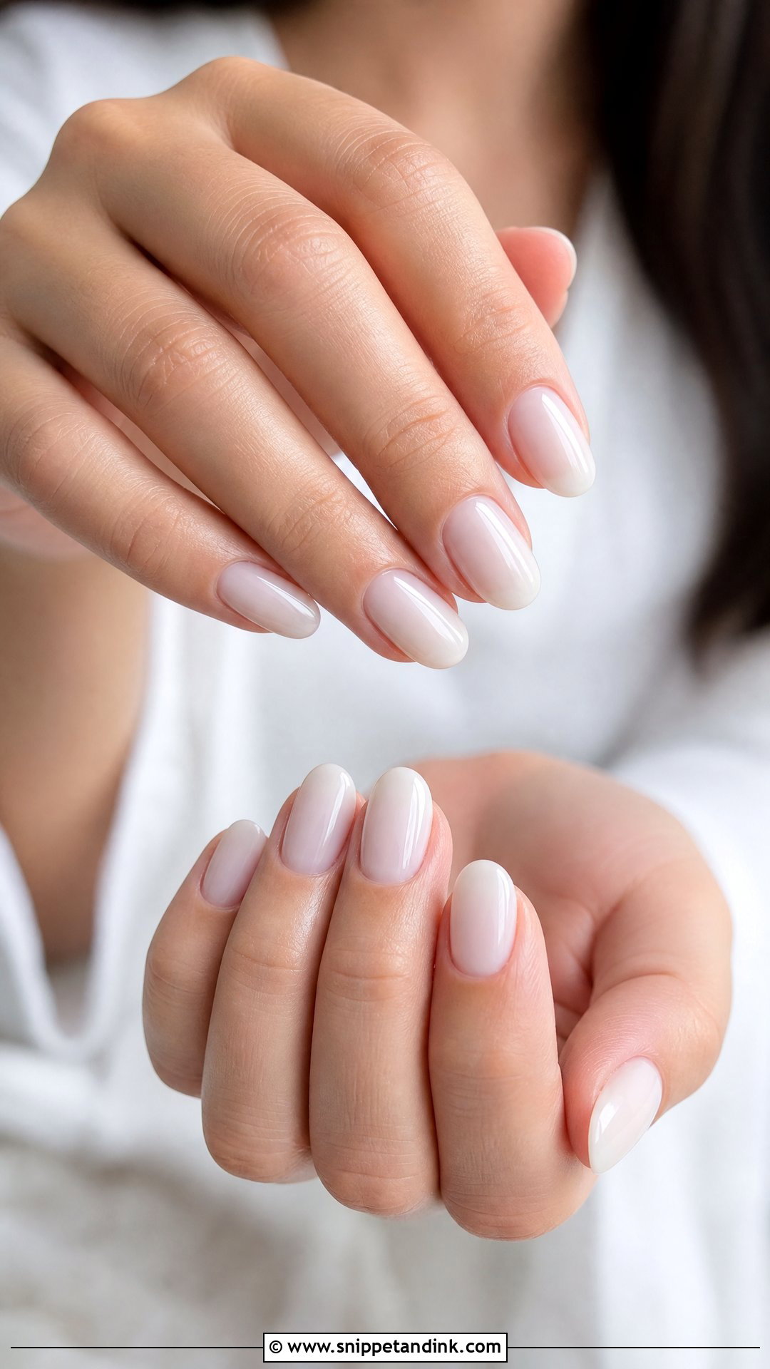 Milky White Wedding Guest Nails - Snippet and Ink - 35 Wedding Guest Nails