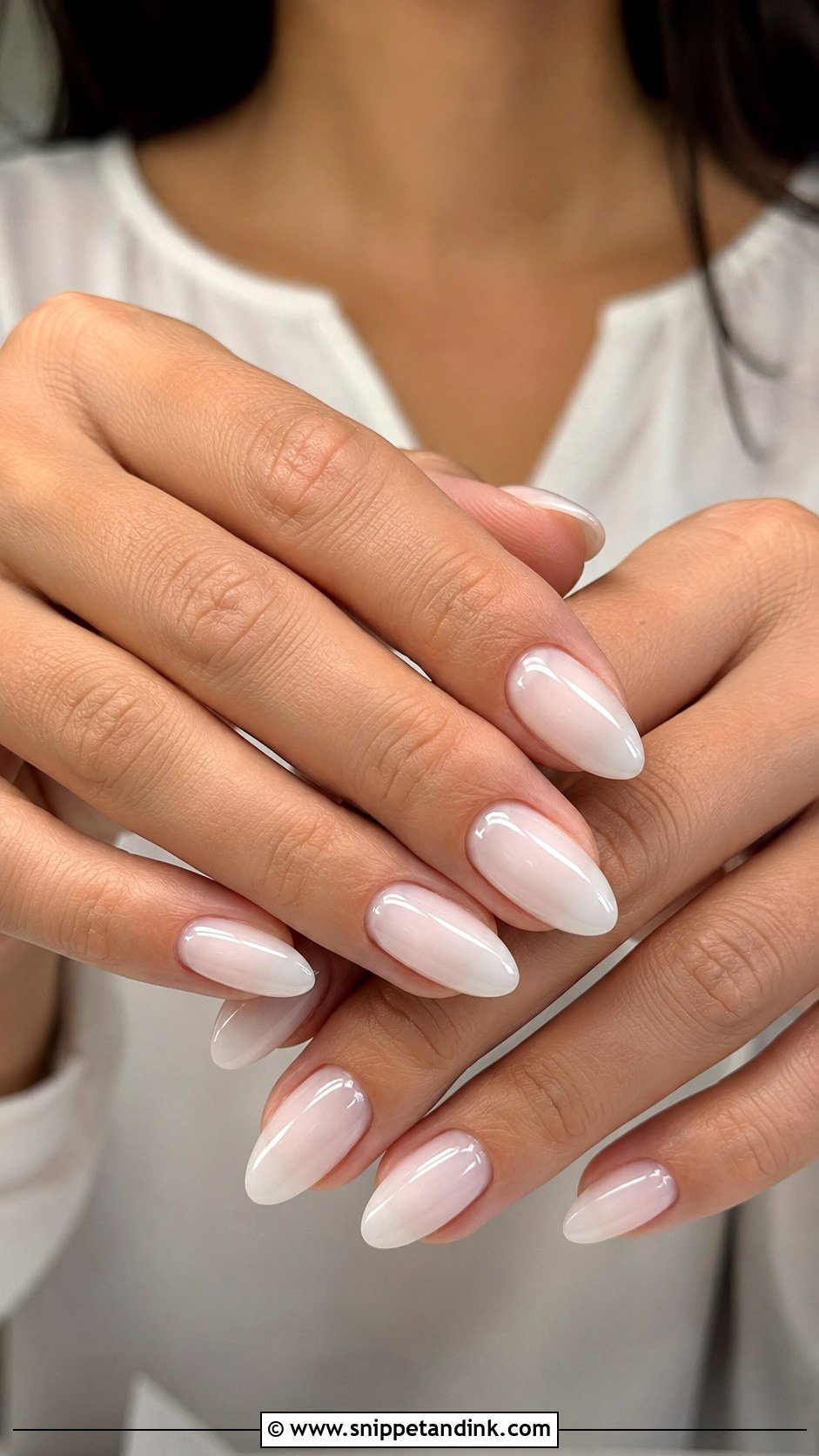 Milky White Wedding Guest Nails - Snippet and Ink - 20 Cute Wedding Guest Nails