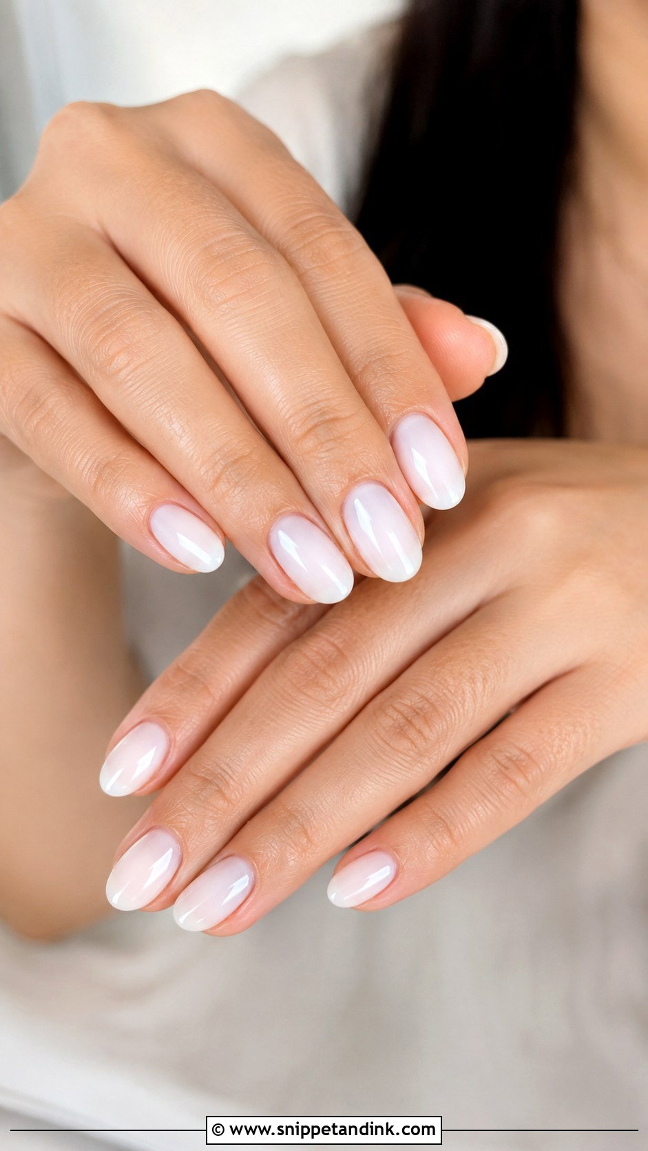 Milky White Wedding Guest Nails - Snippet and Ink - 20 Nail Ideas for Wedding Guest