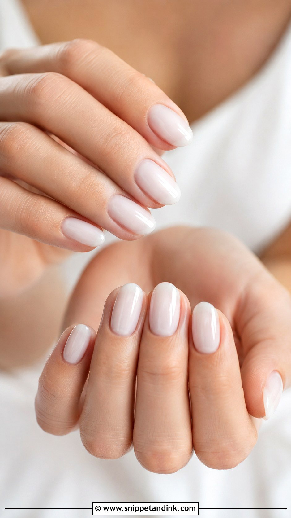 Milky White Wedding Nails - Snippet and Ink - 20 Classic Wedding Nails for Bride