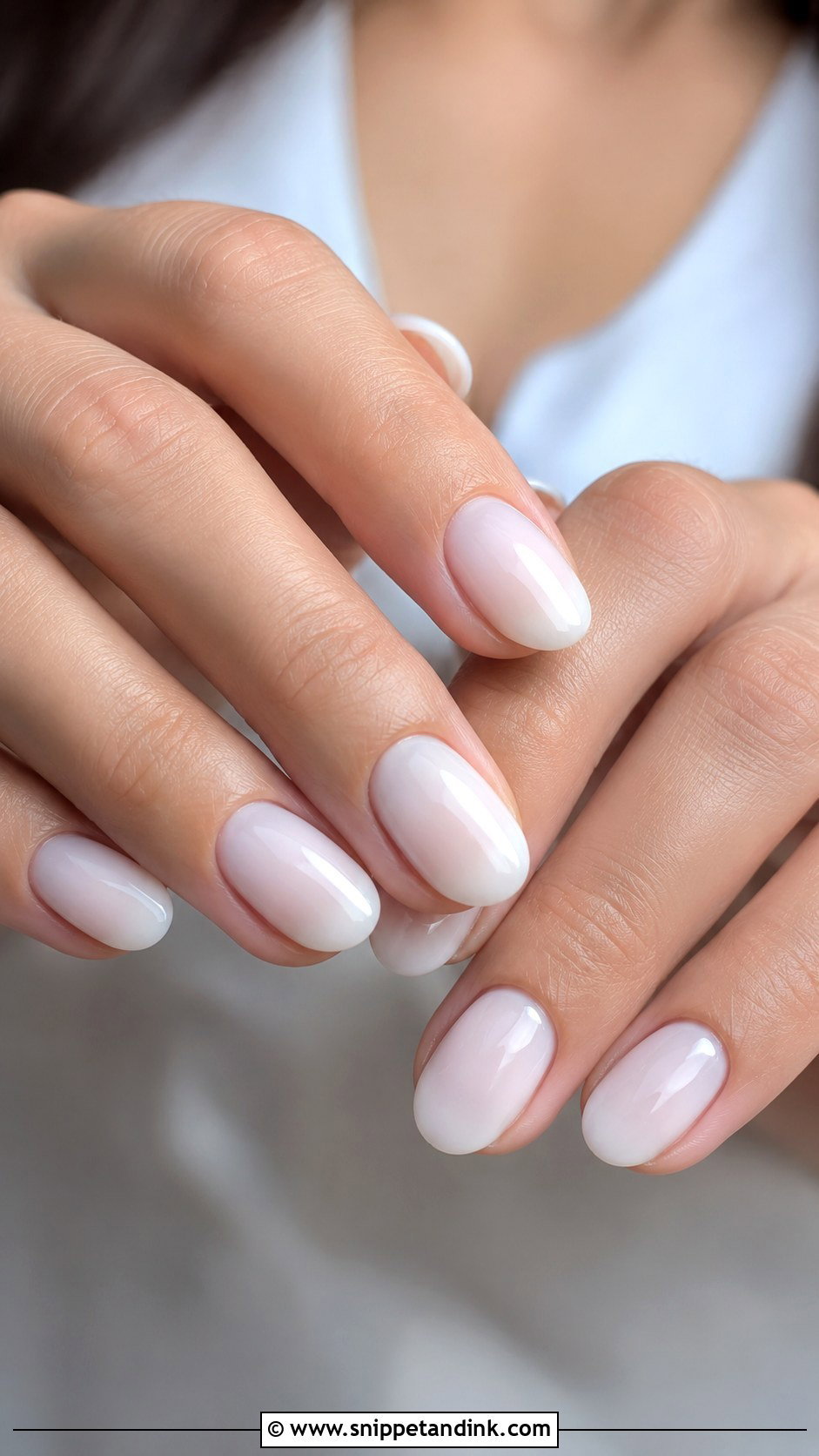Milky White Wedding Nails - Snippet and Ink - 20 Nail Ideas for Wedding Brides