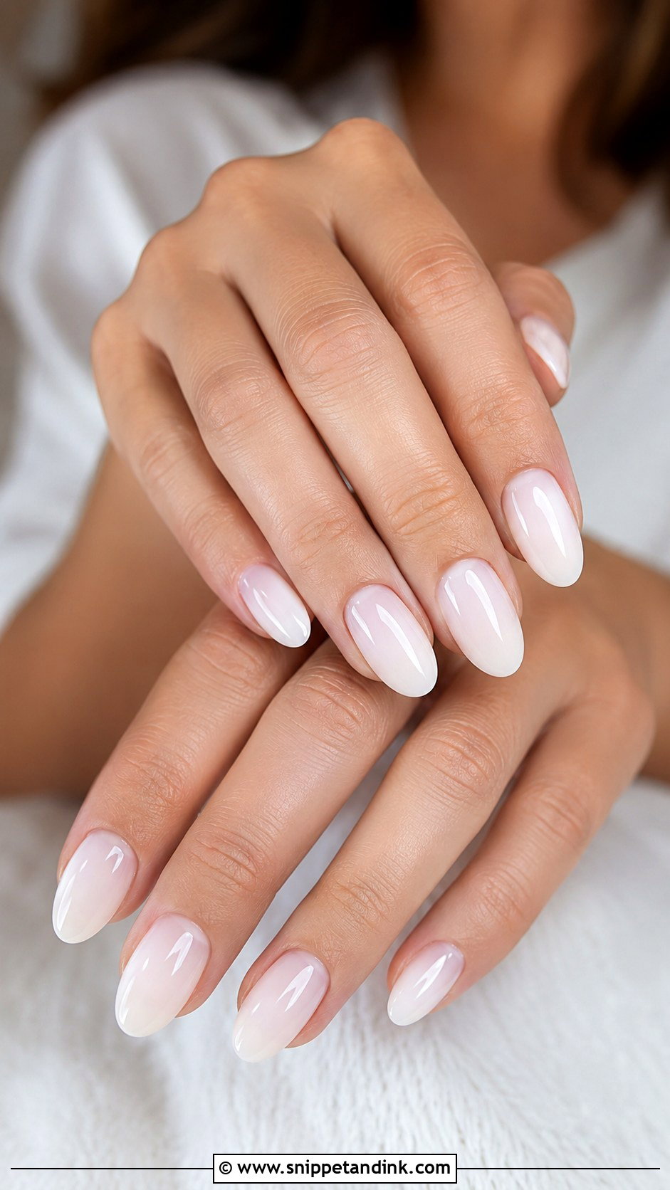Milky White Wedding Nails - Snippet and Ink - 20 Nails Ideas for Wedding