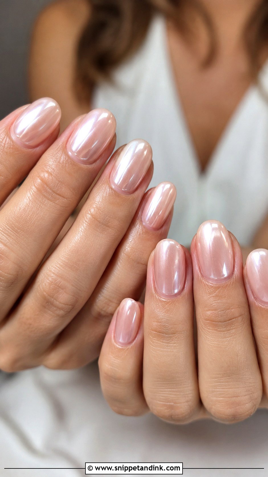 Milky White Wedding Nails - Snippet and Ink - 20 Neutral Nails for Wedding
