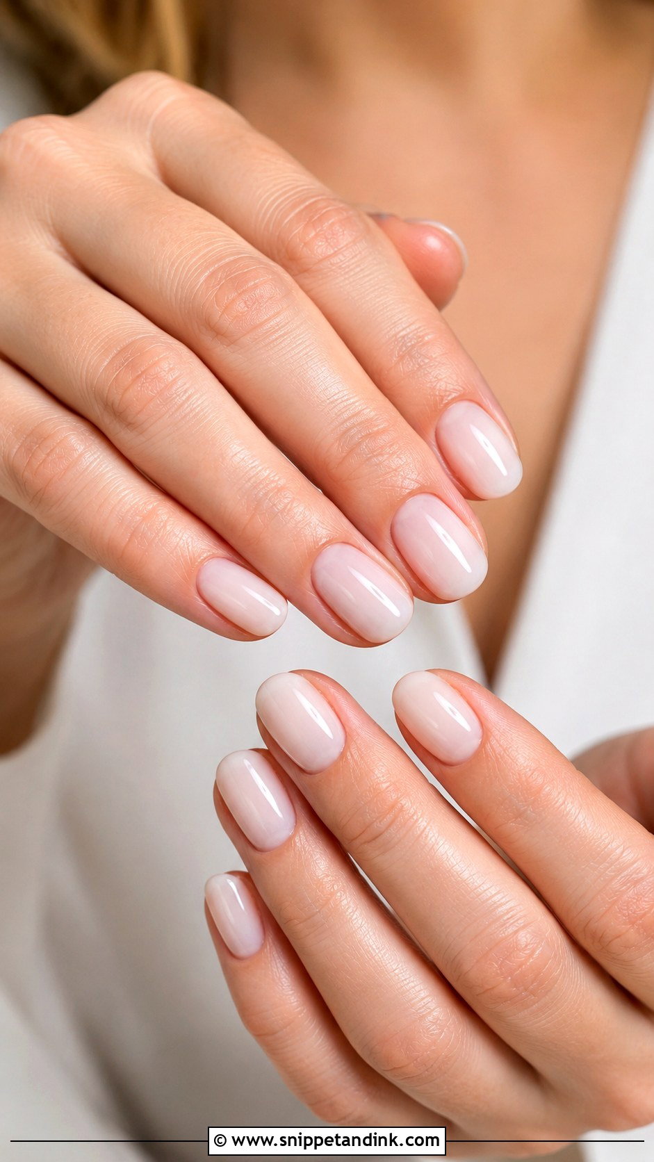 Milky White Wedding Nails - Snippet and Ink - 20 Plain Wedding Nails
