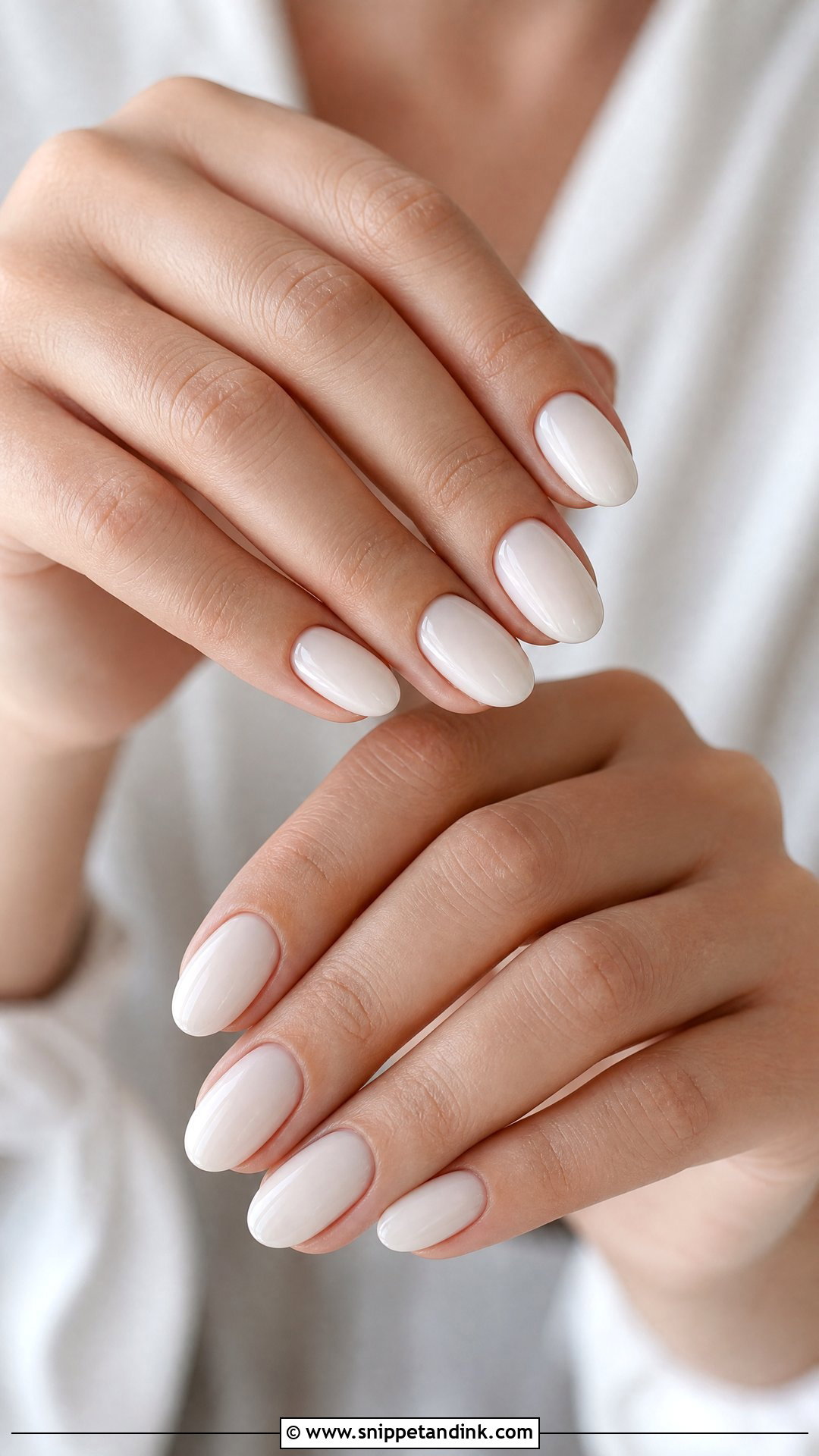 Milky White Wedding Nails - Snippet and Ink - 20 Pretty Nails for Wedding