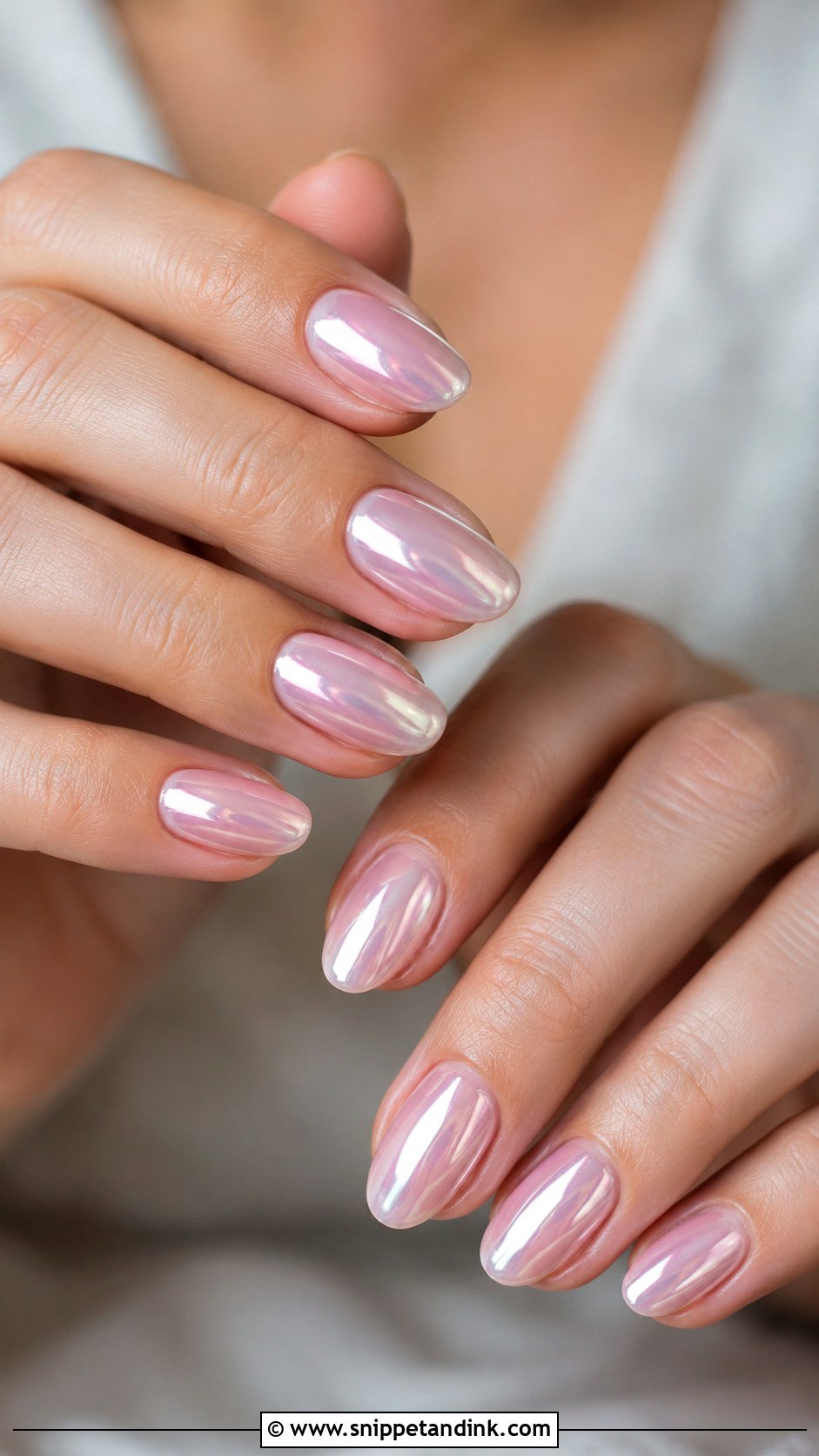 Milky White Wedding Nails - Snippet and Ink - 20 Simple Nails for Wedding