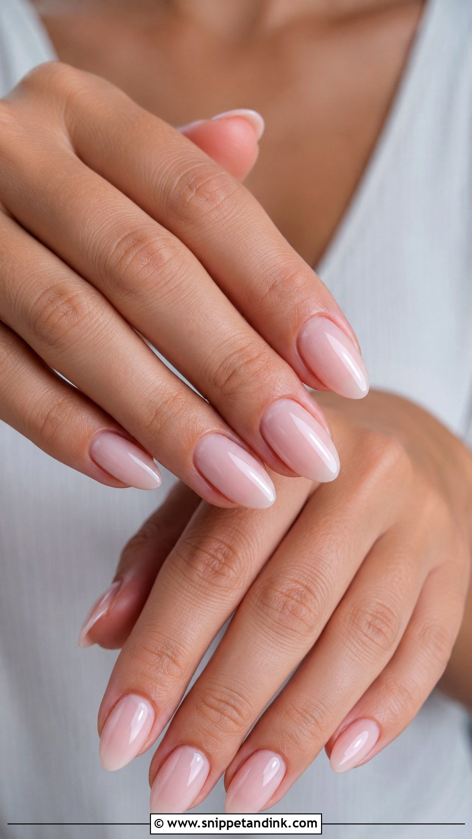 Milky White Wedding Nails - Snippet and Ink - 20 Simple Wedding Nail Ideas