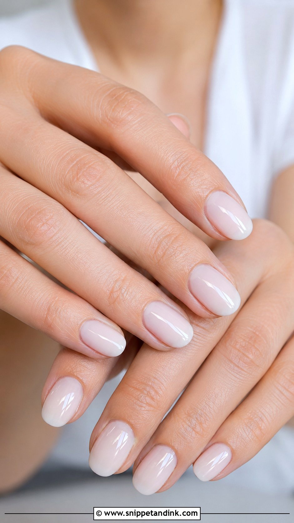 Milky White Wedding Nails - Snippet and Ink - 20 Wedding Inspo Nails