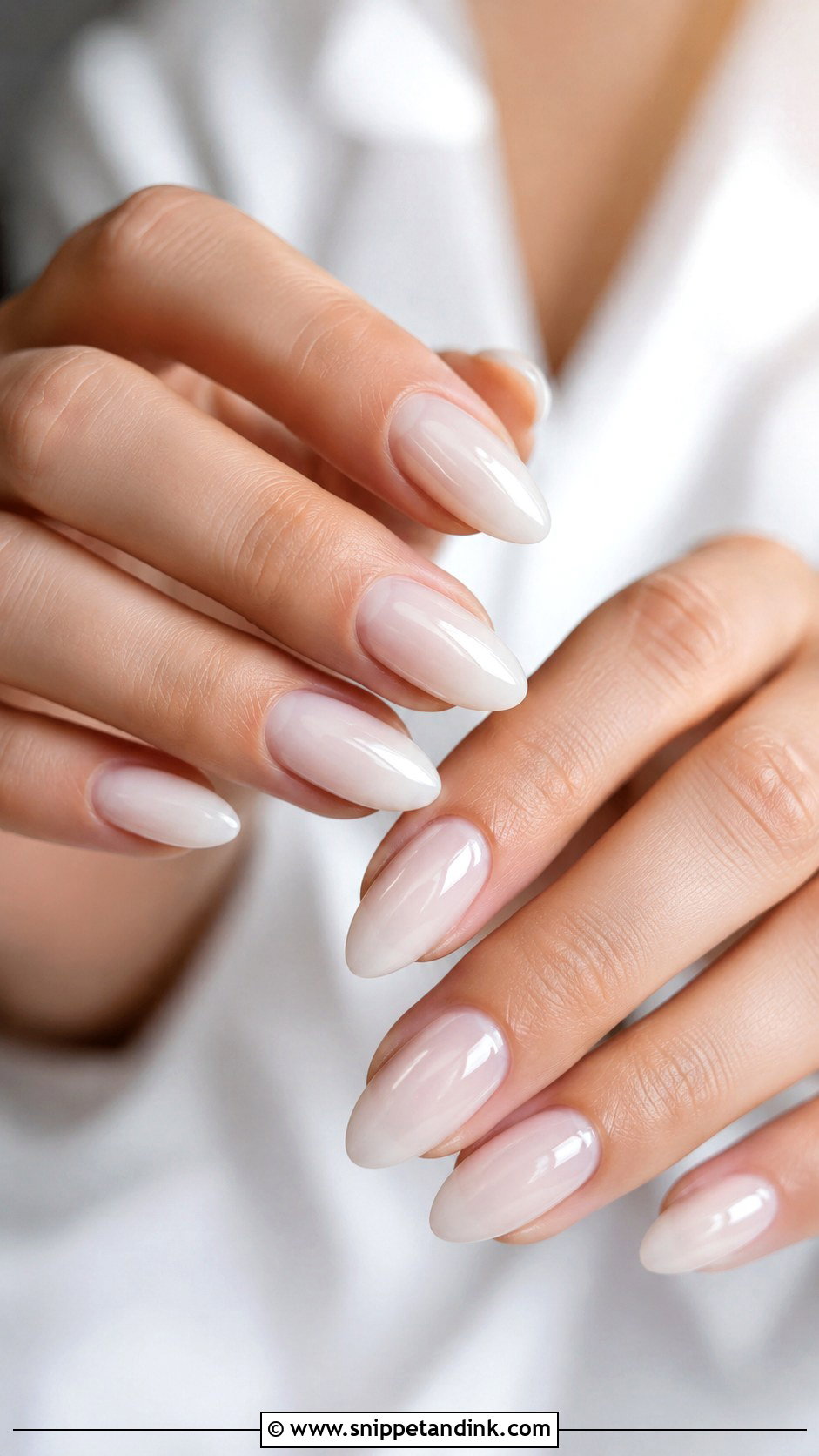 Milky White Wedding Nails - Snippet and Ink - 20 Wedding Nails 2025 Bride