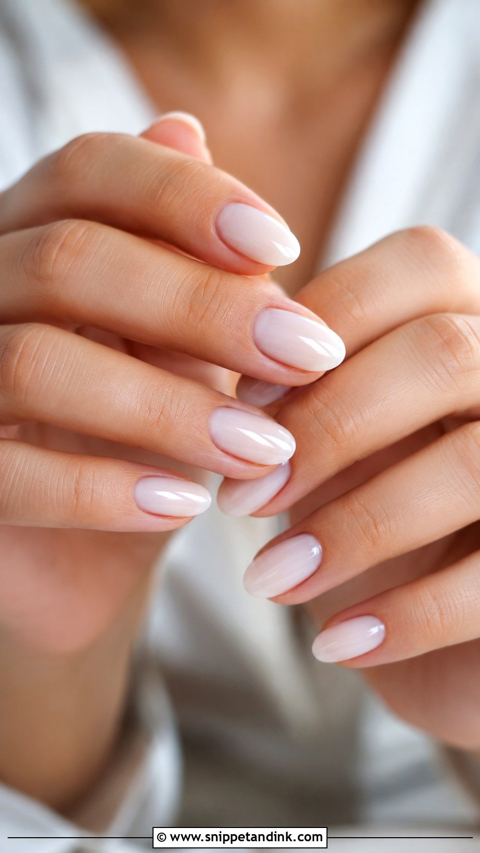 Milky White Wedding Nails - Snippet and Ink - 20 Wedding Nails Design 2025