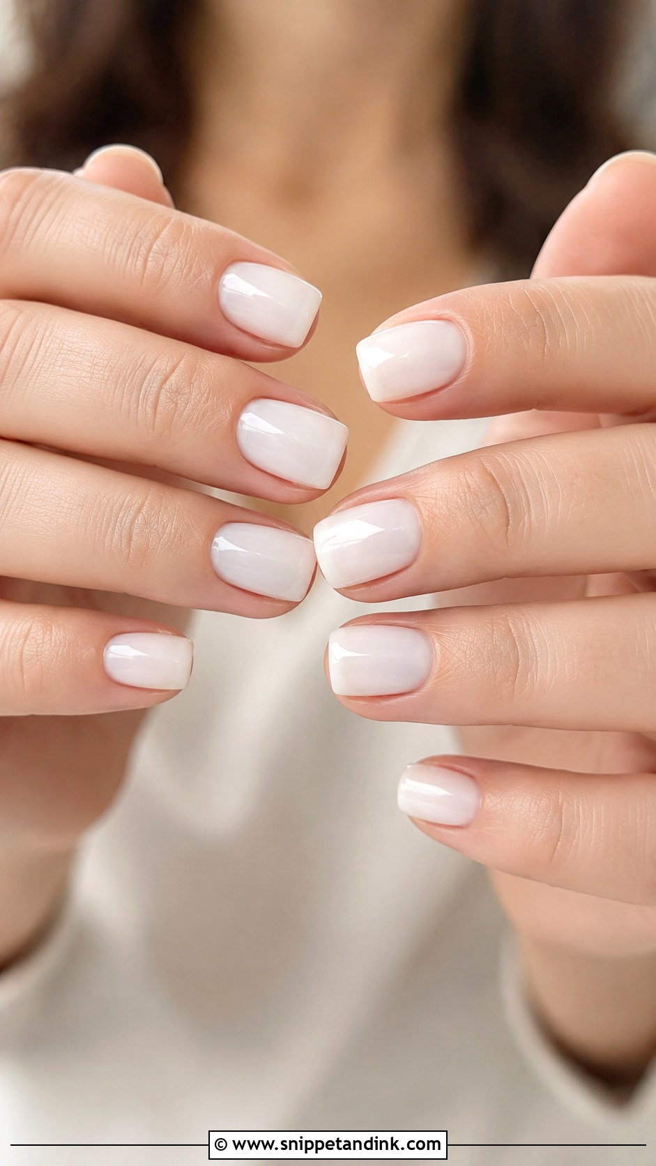 Milky White Wedding Nails - Snippet and Ink - 20 Wedding Nails for Mother of the Bride