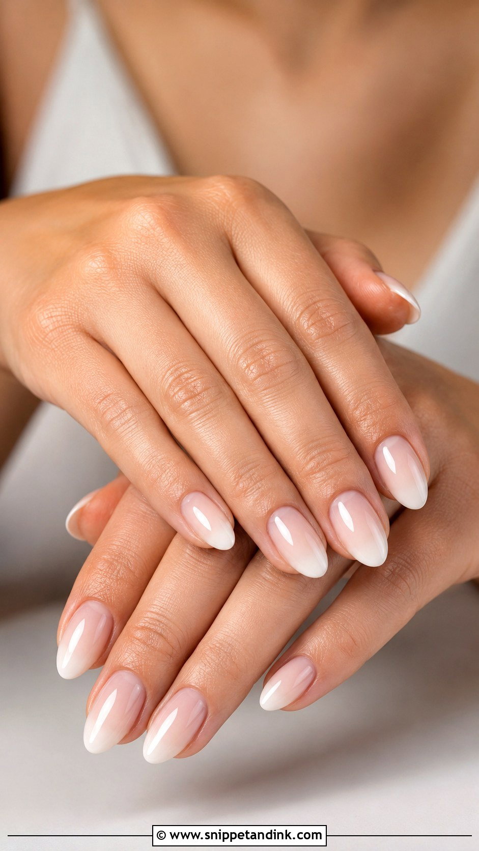 Milky White Wedding Nails - Snippet and Ink - 20 Wedding Season Nails