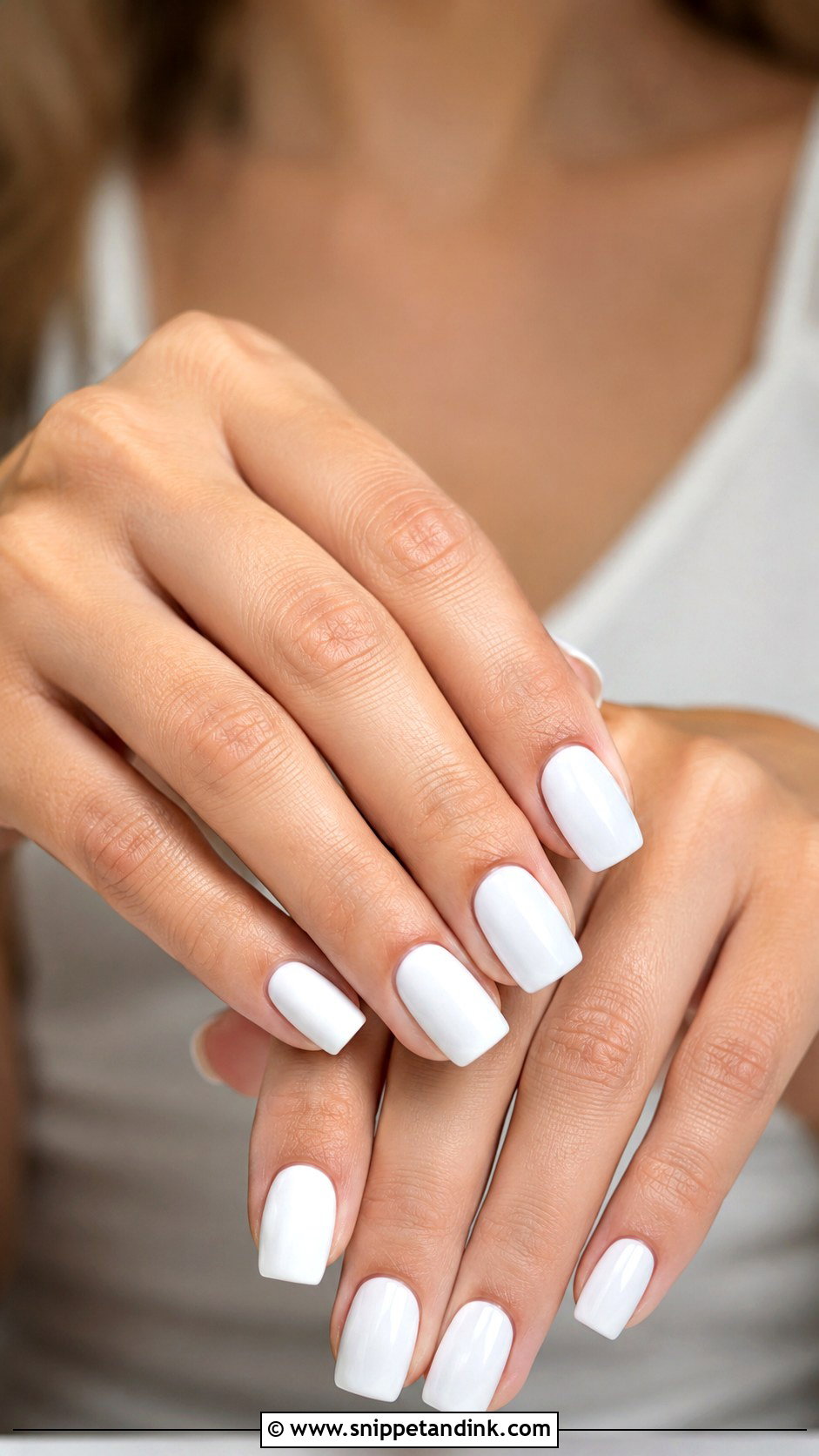 Milky White Wedding Nails - Snippet and Ink - 20 White Wedding Nails Brides
