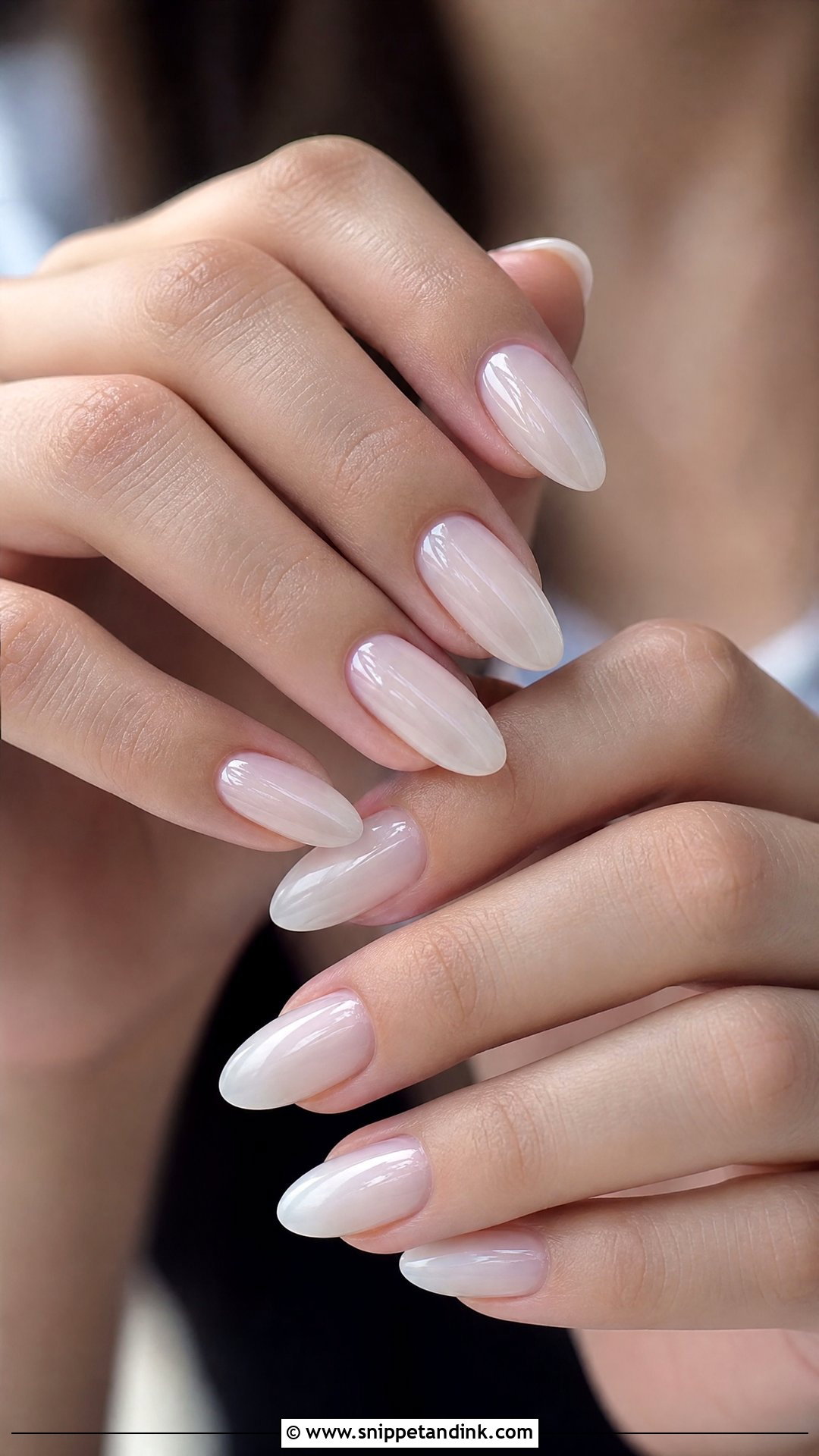 Milky White Wedding Nails - Snippet and Ink - 25 Classy Wedding Nails