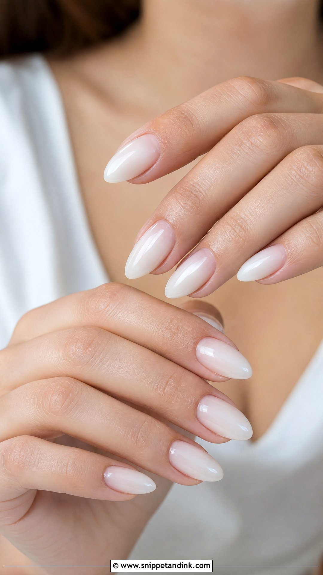 Milky White Wedding Nails - Snippet and Ink - 25 Nail for Wedding Ideas