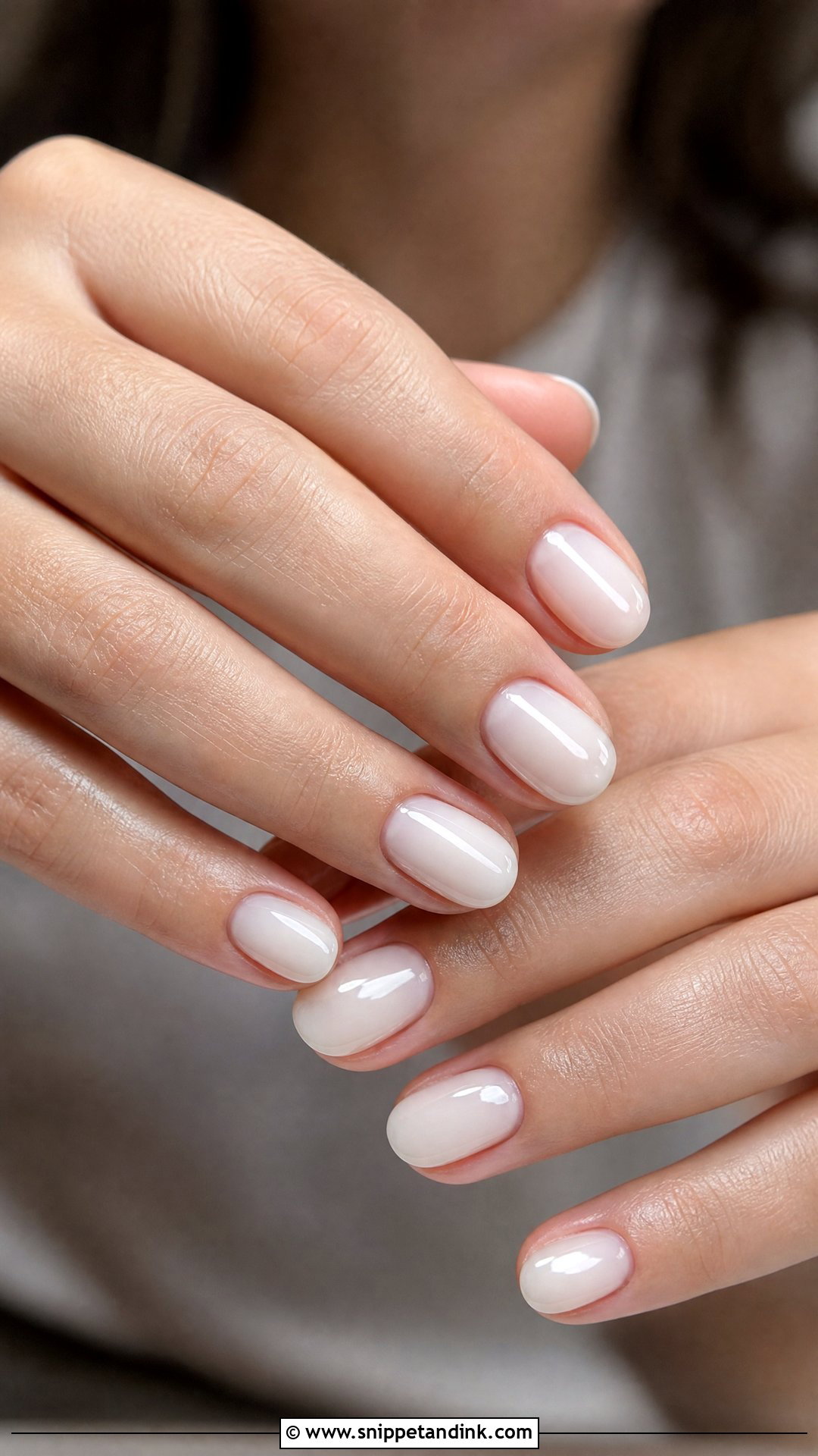 Milky White Wedding Nails - Snippet and Ink - 25 Simple Wedding Nail Art Ideas