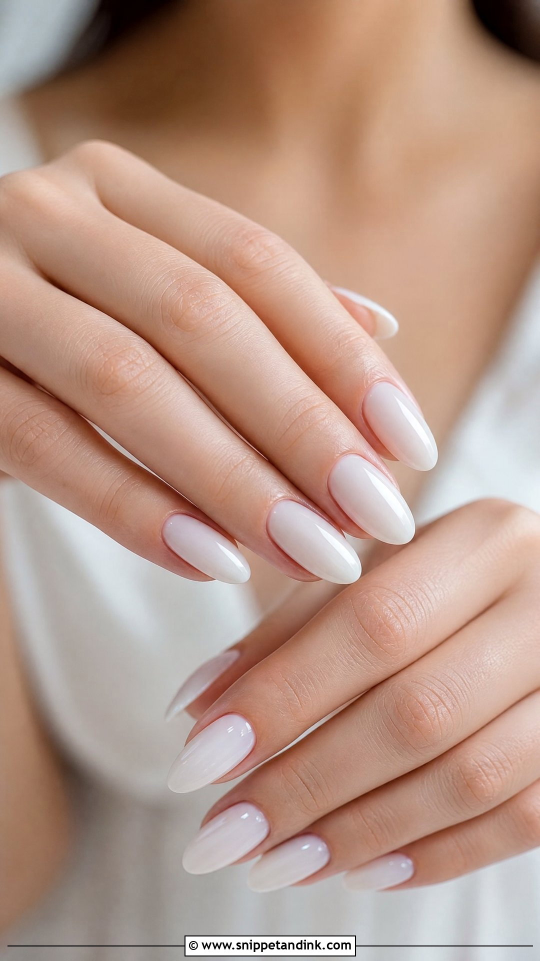 Milky White Wedding Nails - Snippet and Ink - 25 Unique Wedding Nails for Bride
